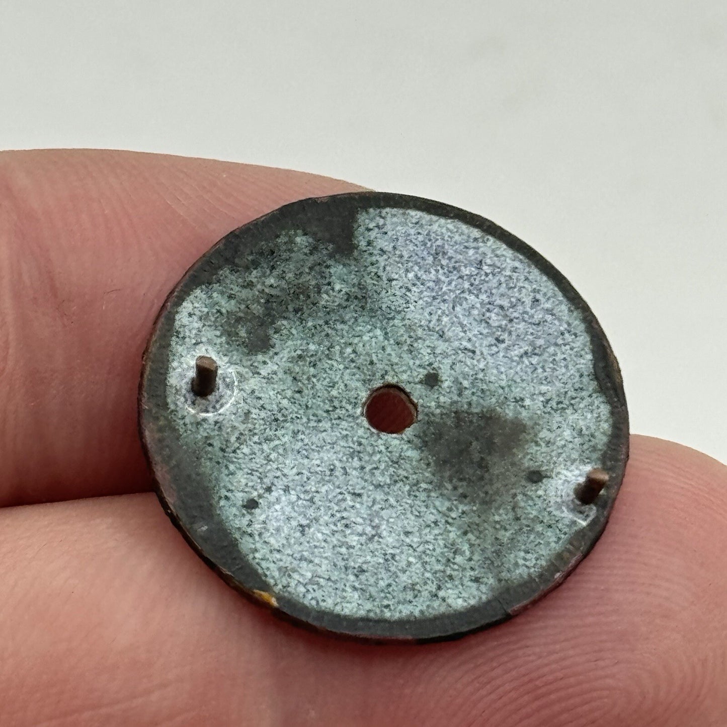22.8mm Antique Beautiful Porcelain Patterned Ladies Watch Dial Spares Parts