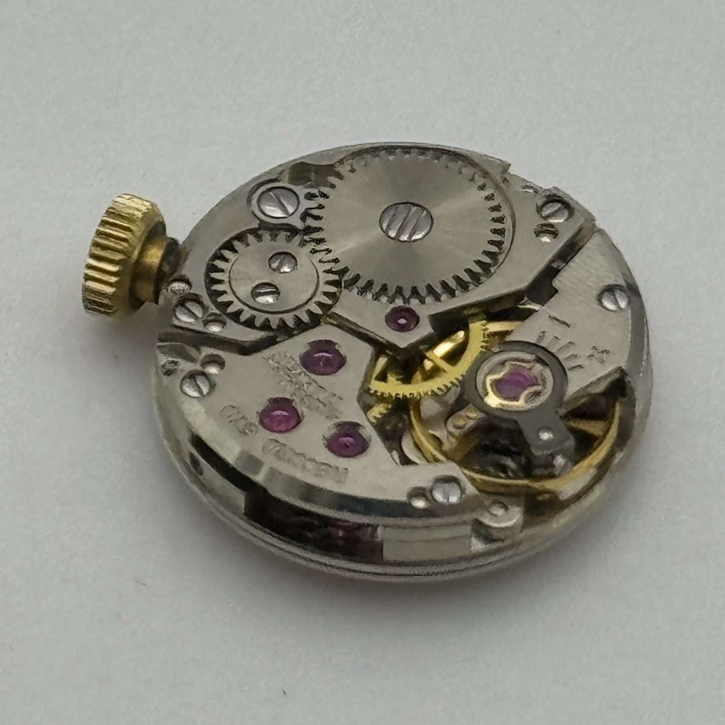 15.5mm Running Record De Luxe Cal 670 Manual Wind Swiss Watch Movement PARTS