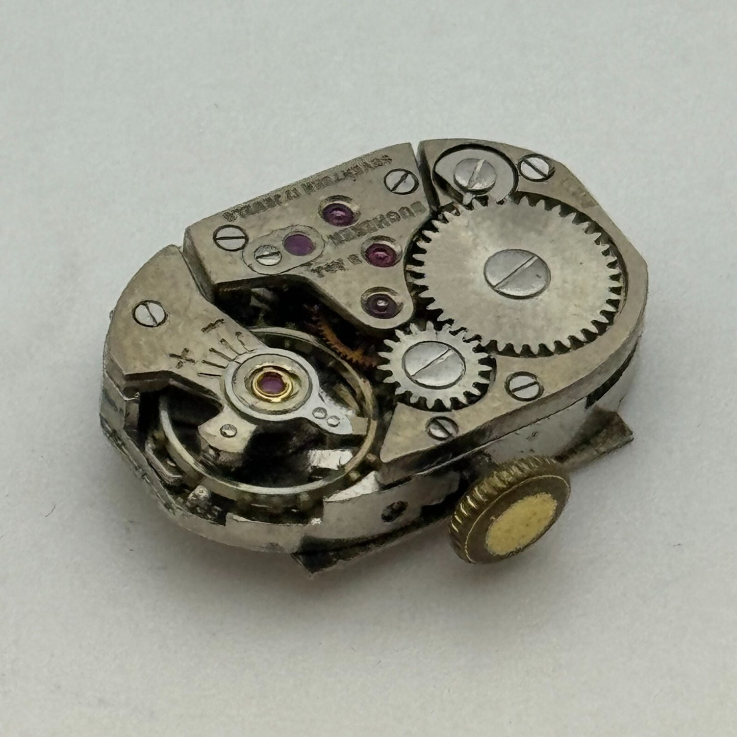 12.8mm Running Bucherer ETA 2355 Manual Wind Watch Movement PARTS REPAIR