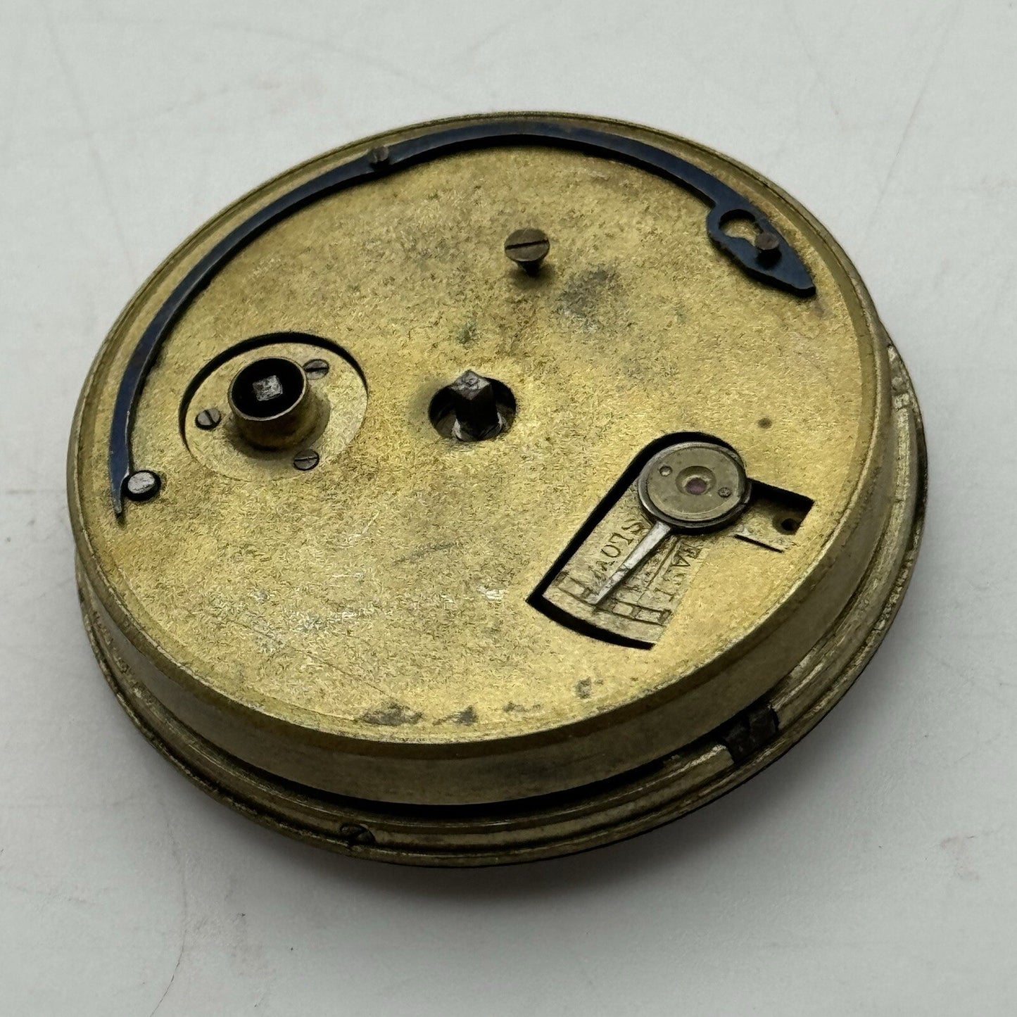 43.2mm Manual Wind Unidentified Pocket Watch Movement Dust Cover Dial FOR PARTS