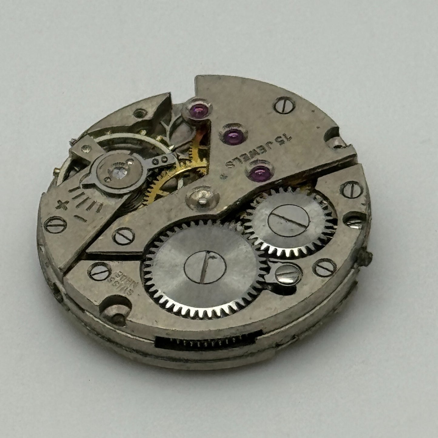 19.7mm Avia Unitas 630 UT Sub Seconds Manual Wind Swiss Watch Movement PARTS