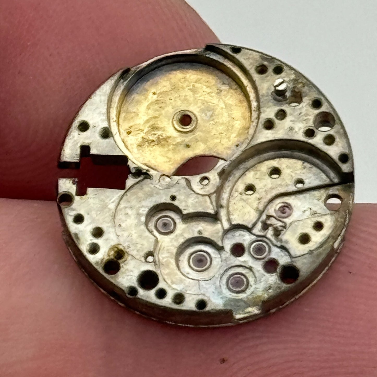 17.4mm Rolex Depose 181 Main Plate Manual Wind Watch Movement Vintage PARTS
