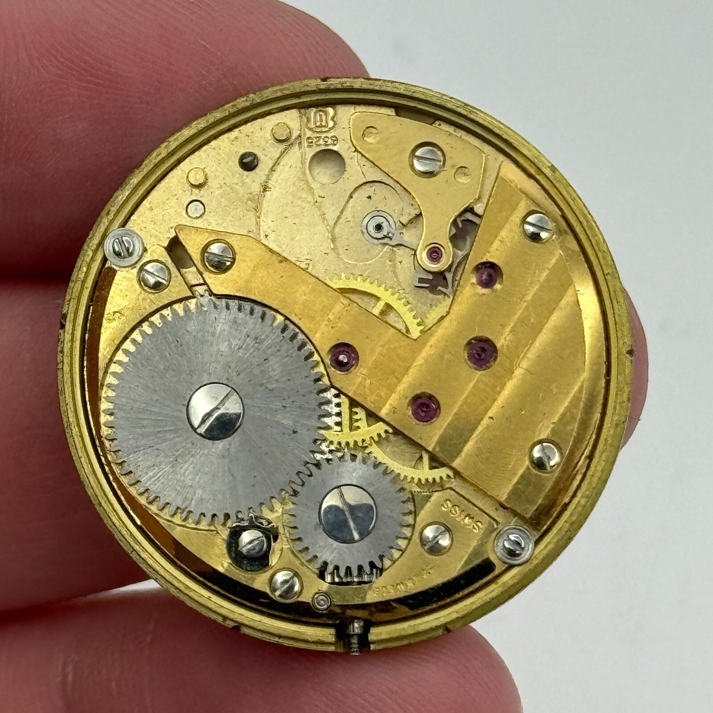 31.6mm Men's Garrard Unitas UT 6325 Manual Wind Swiss Watch Movement PARTS SPARE