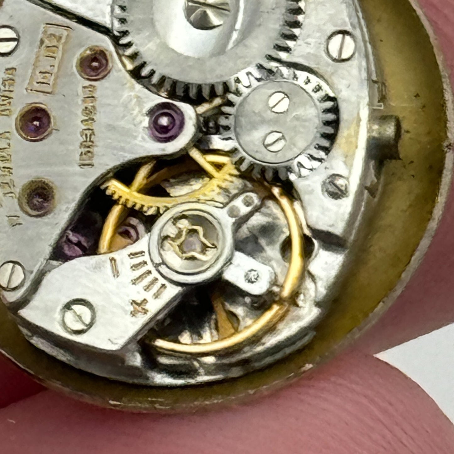 14.1mm Ladies Longines Cal 14.162 Manual Wind Watch Movement Swiss Vintage PARTS