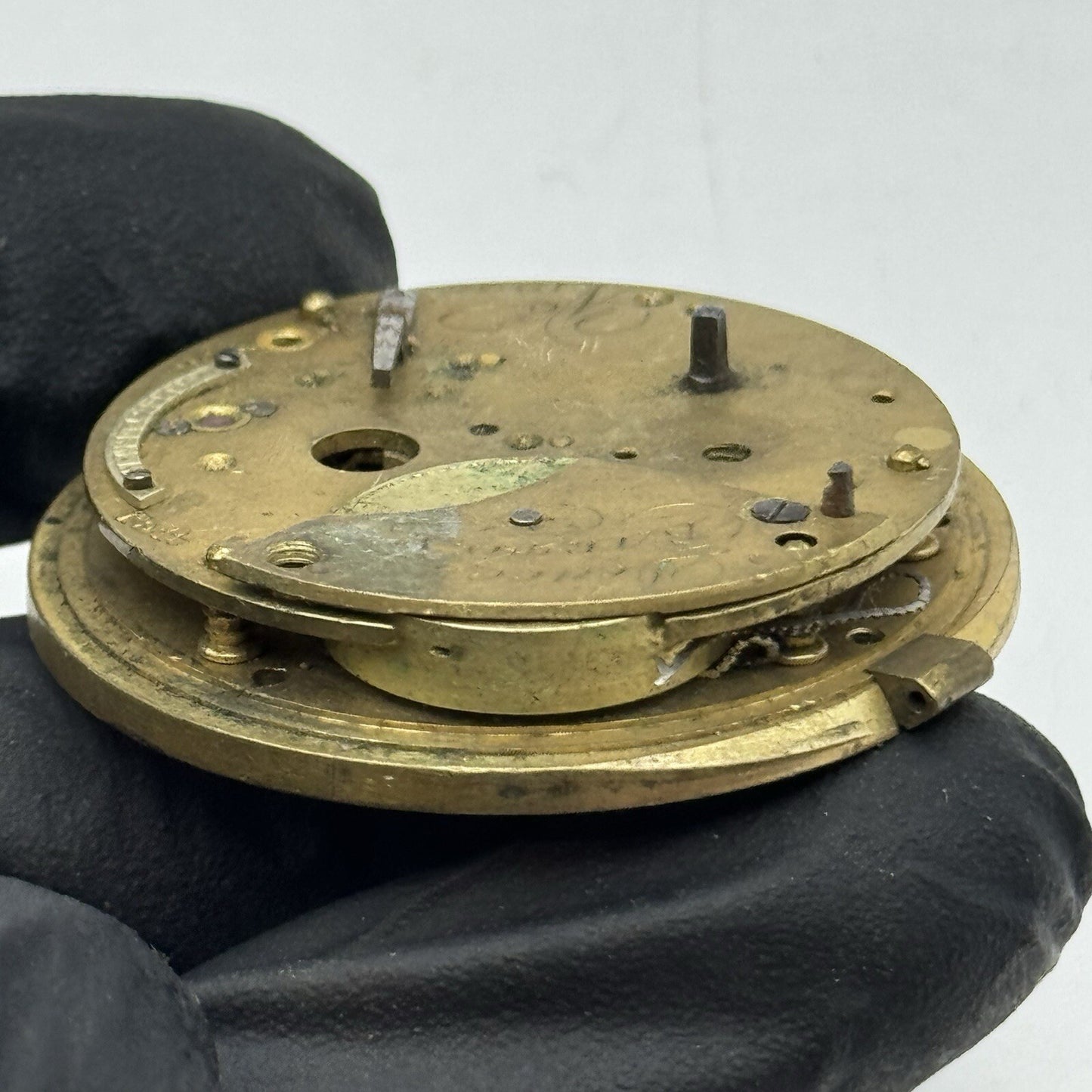 41.2mm Barton & Deacon Chain Present Fusee Pocket Watch Movement FOR PARTS