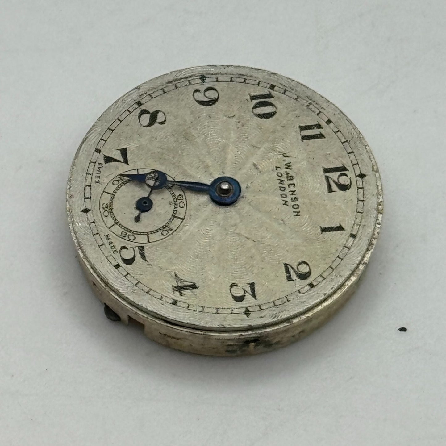 23.6mm J W Benson Sub Seconds Manual Wind 15 Jewels Swiss Watch Movement PARTS