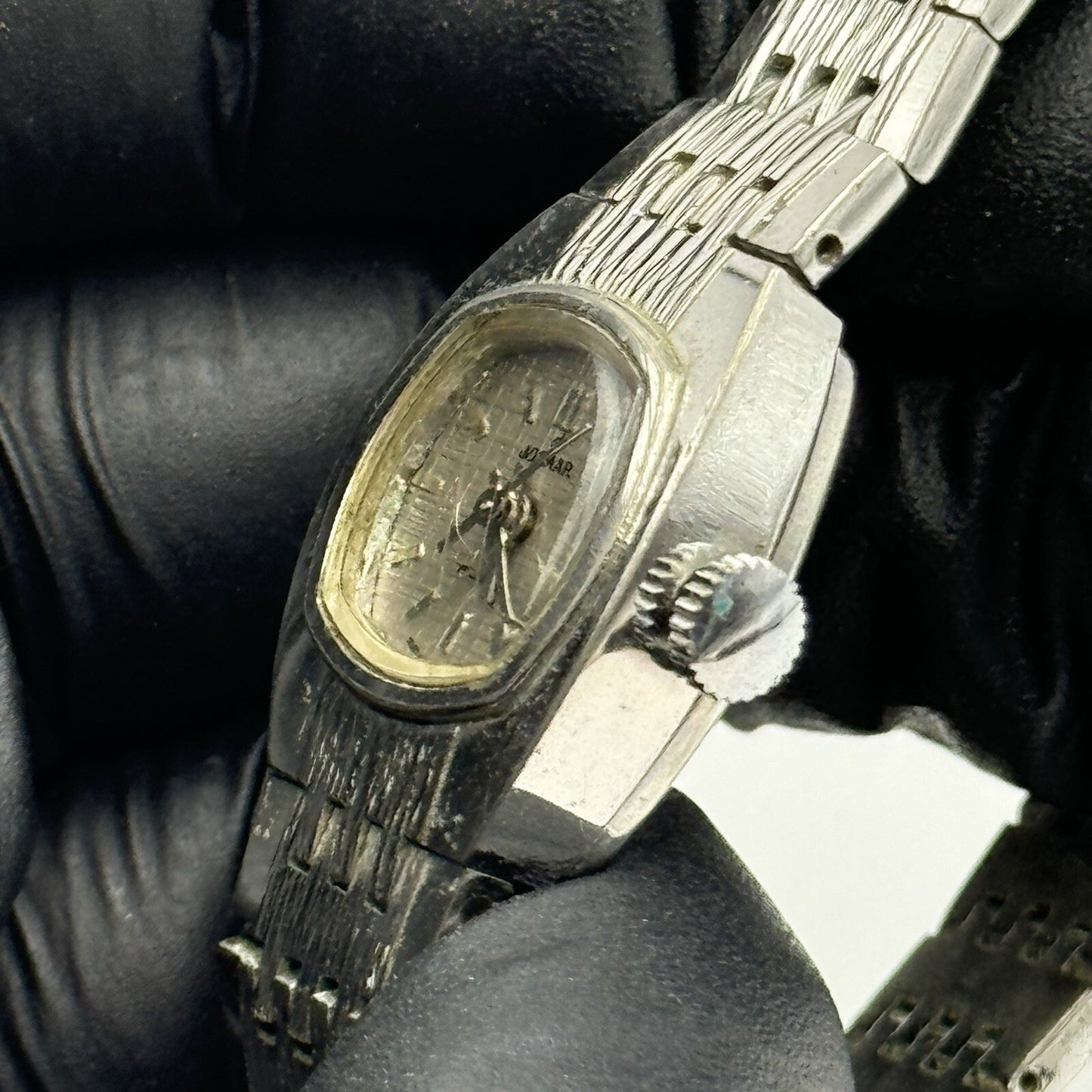 18mm Manual Wind Josmar Silver Tone Ladies Dress Watch Service Non Working