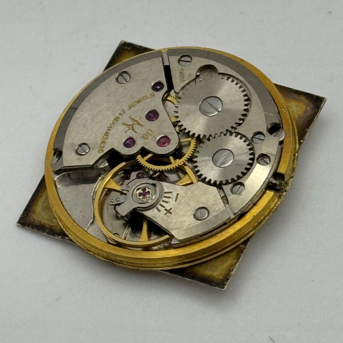 25.7mm Hamilton Cal 60 Good Balance Manual Wind Watch Movement PARTS REPAIR