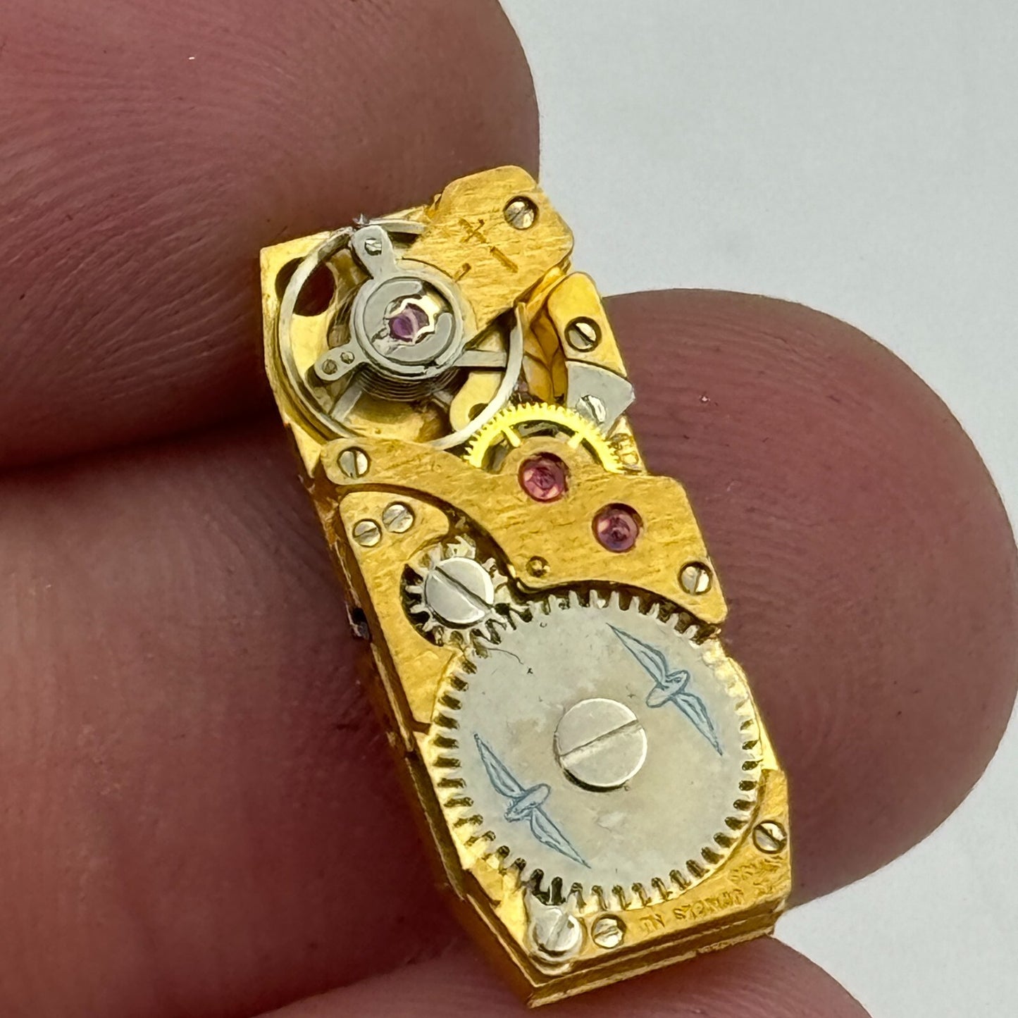 9.1mm Rotary FHF 59-21 Balance Ok Manual Wind Swiss Watch Movement PARTS SPARES