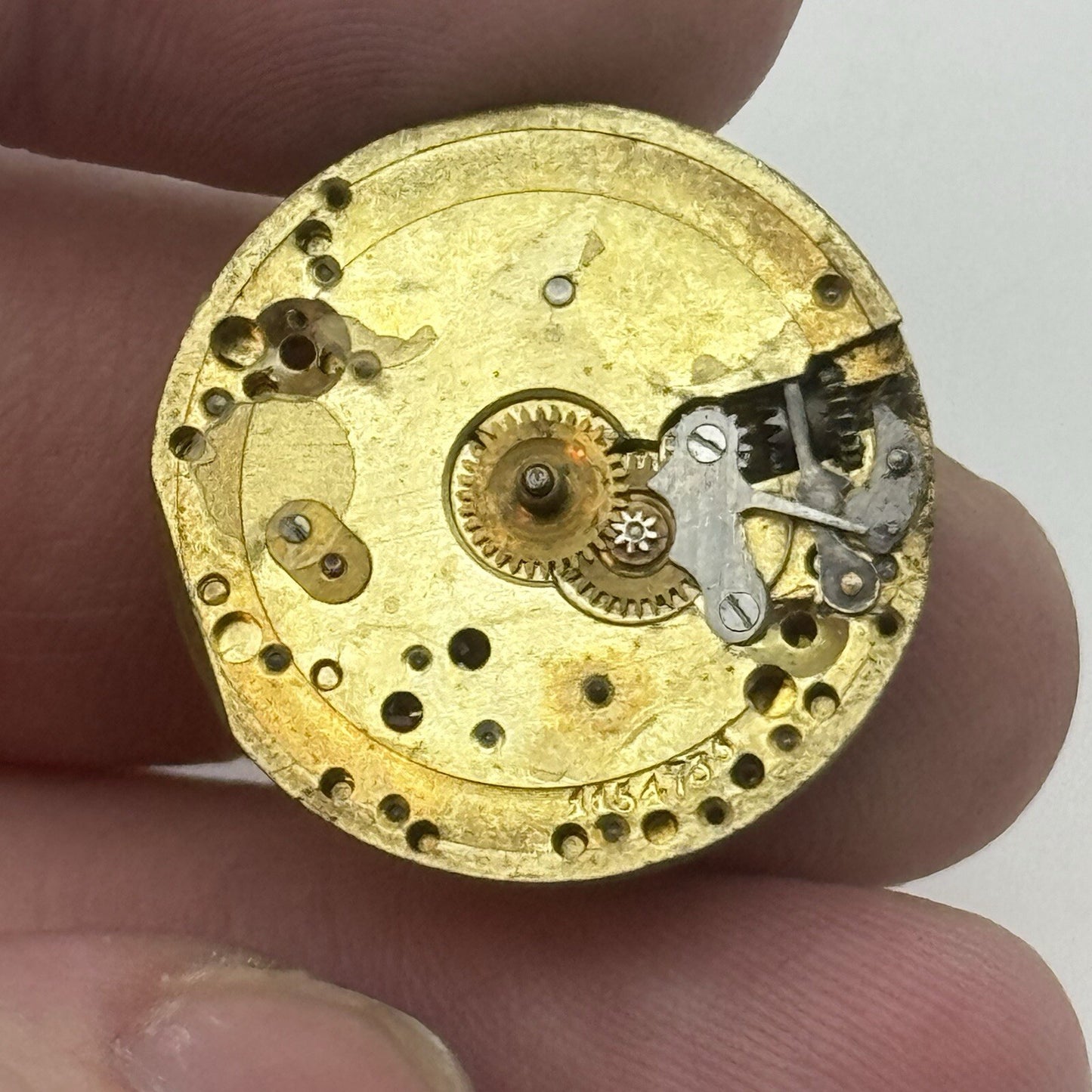 22.2mm Vintage Rolex 2216 Sub Seconds Wristwatch Dial & Unidentified Movement