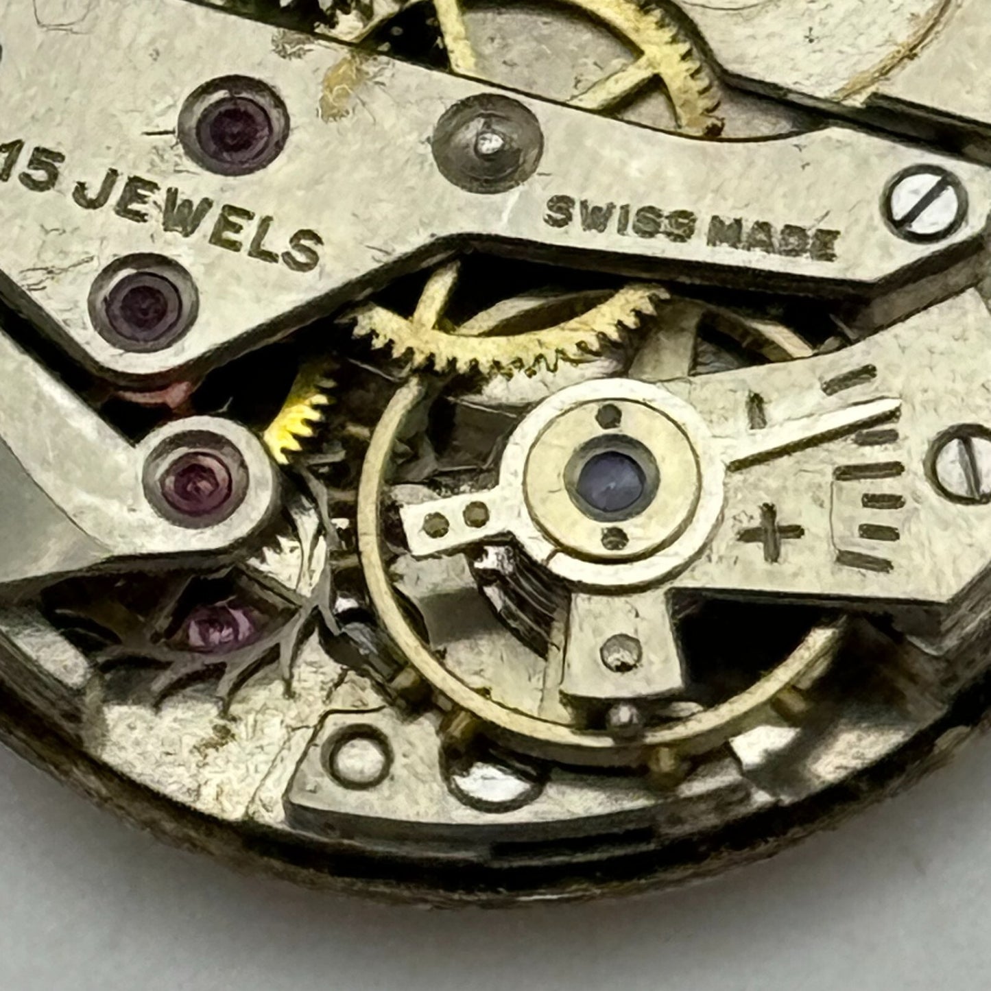 23.5mm Avia AS 1123 1124 Manual Wind 15 Jewels Swiss Watch Movement PARTS SPARES