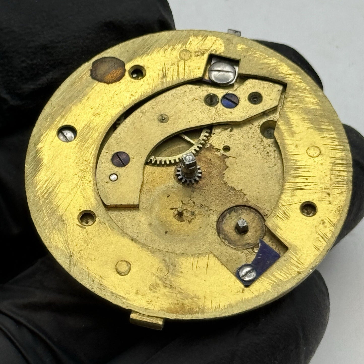 41.4mm Unidentified Fusee No Chain Pocket Watch Movement FOR PARTS