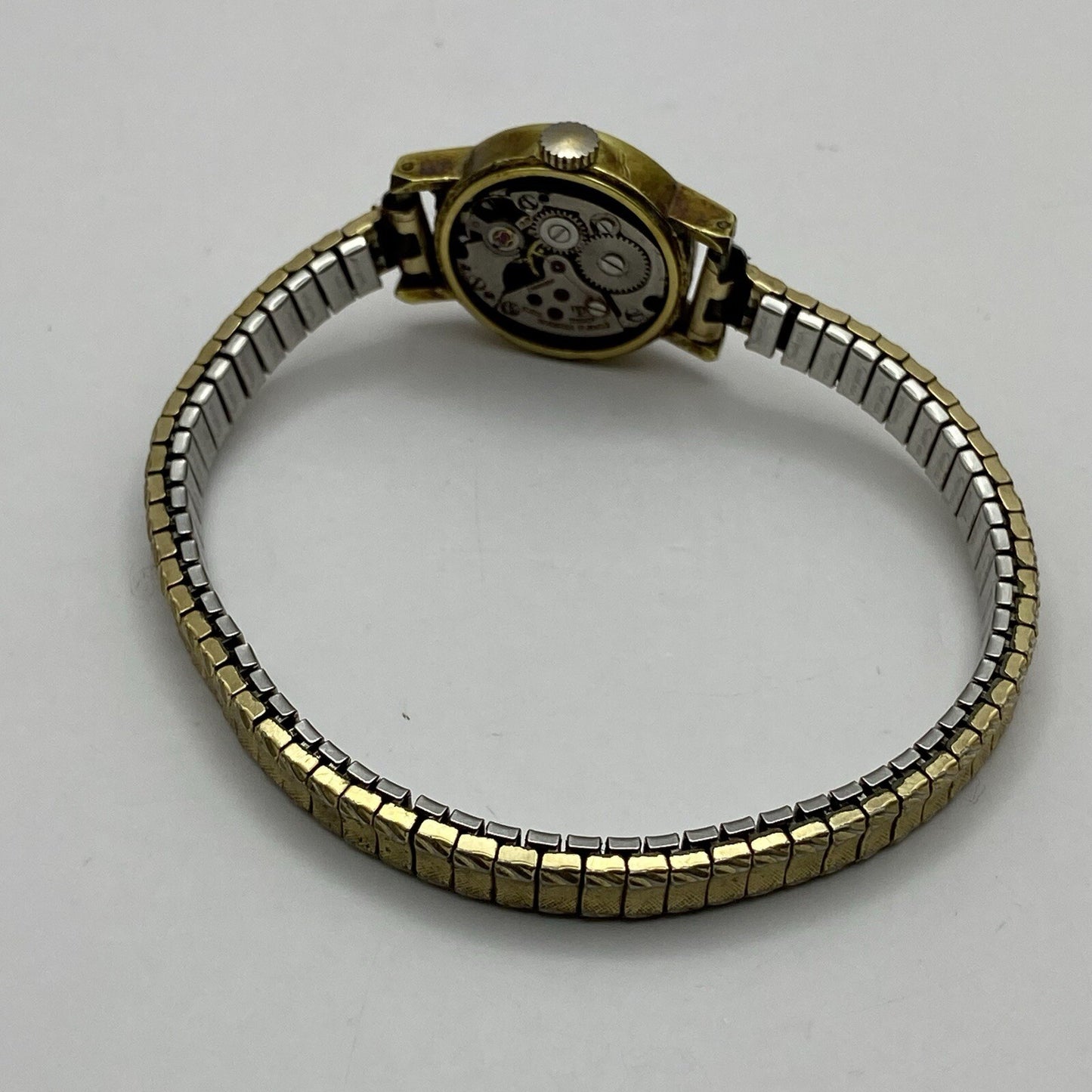 18mm Vintage Ladies Tissot Stylist Swiss Gold Tone Expandable Watch TO RESTORE