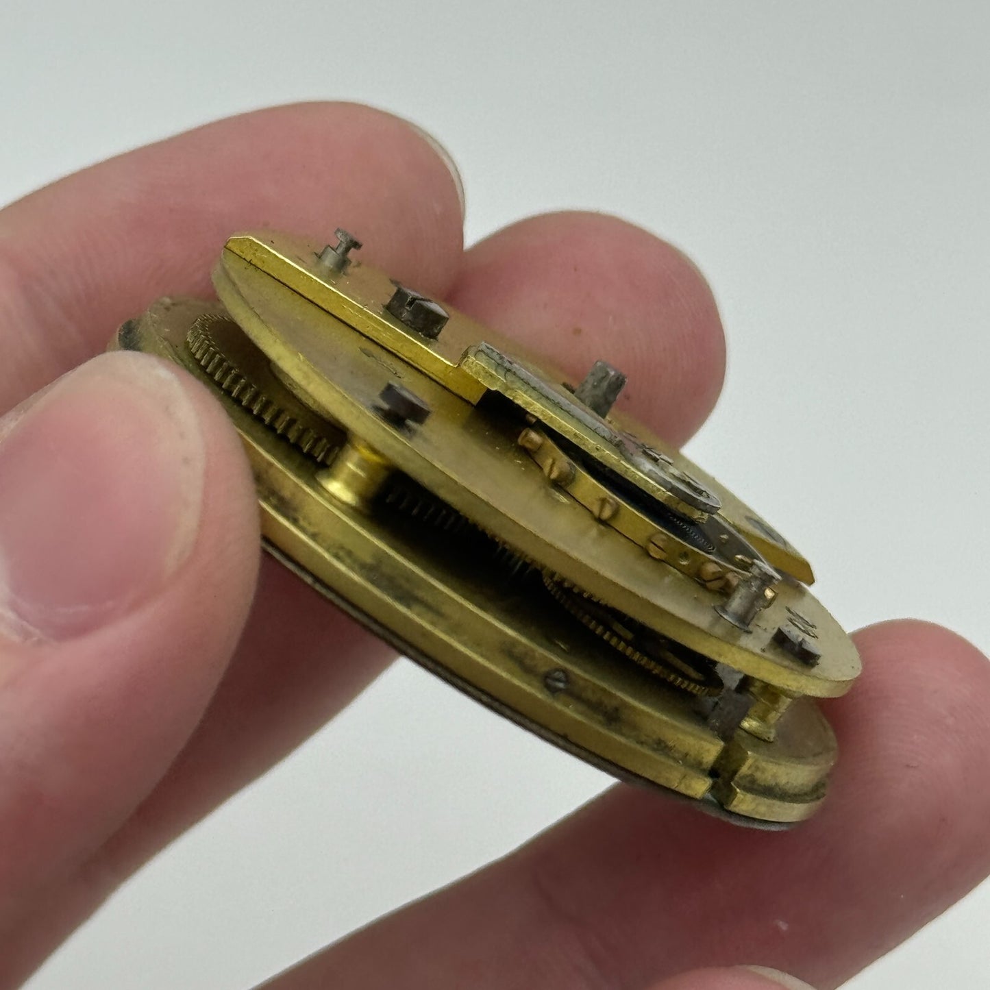 44.9mm Antique J G Graves Sheffield English Express Lever Pocket Watch Movement