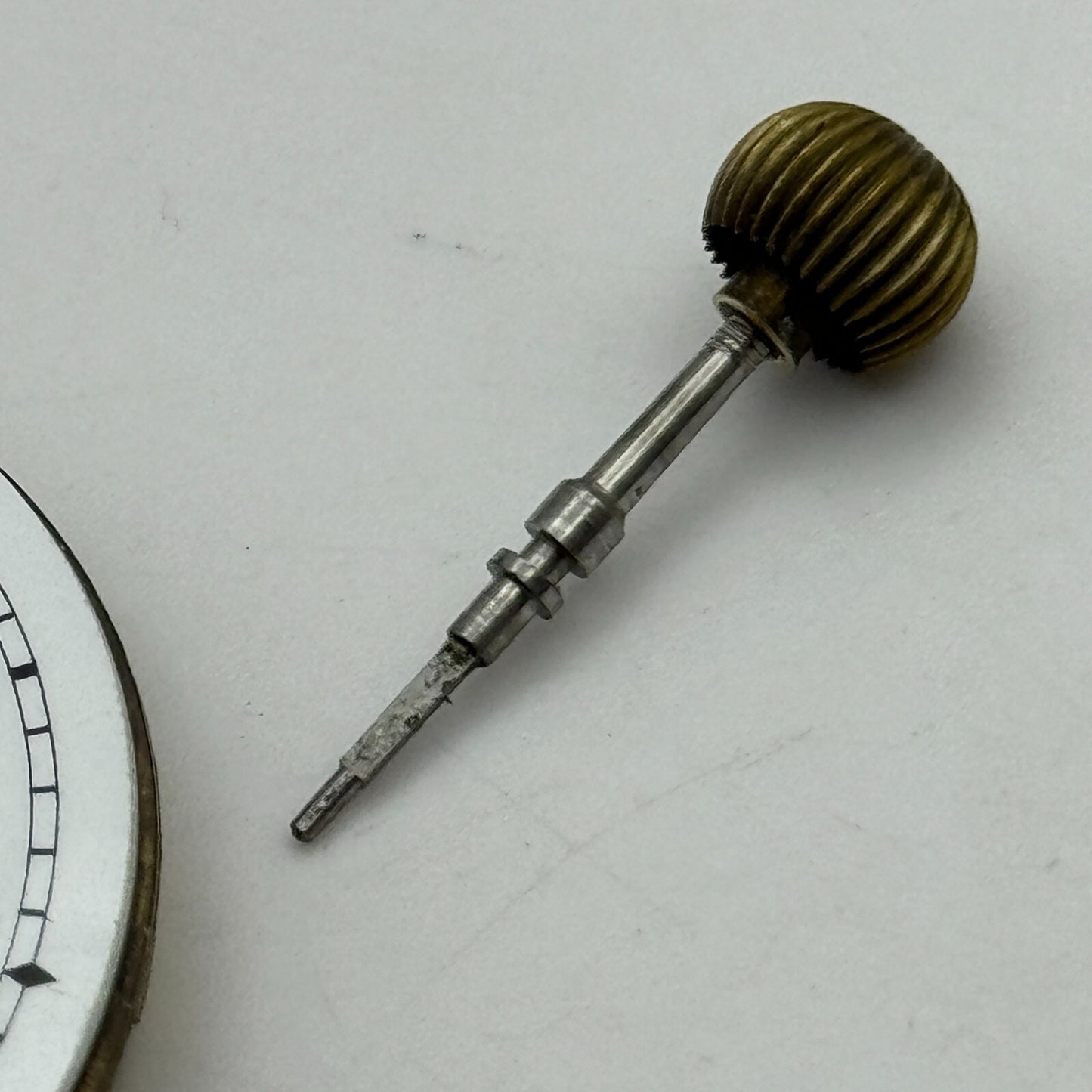 42.9mm Open Face Balance Intact Swiss 15 Jewels Pocket Watch Movement PARTS