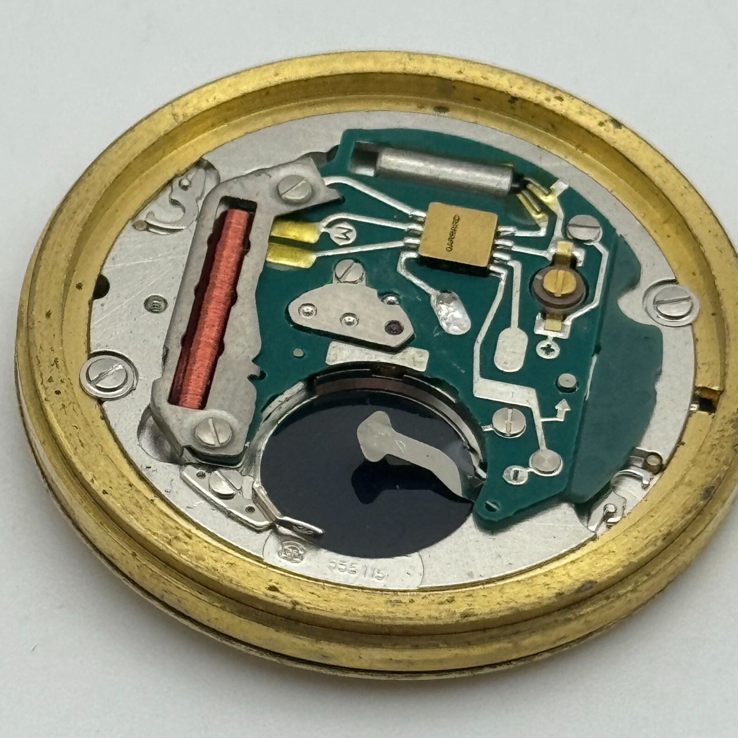31.5mm Men’s Garrard ETA 555.115 Quartz Watch Movement Vintage UNTESTED PARTS