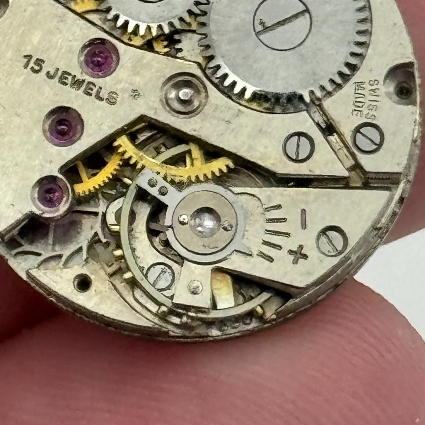19.7mm Avia Unitas 630 UT Sub Seconds Manual Wind Swiss Watch Movement PARTS