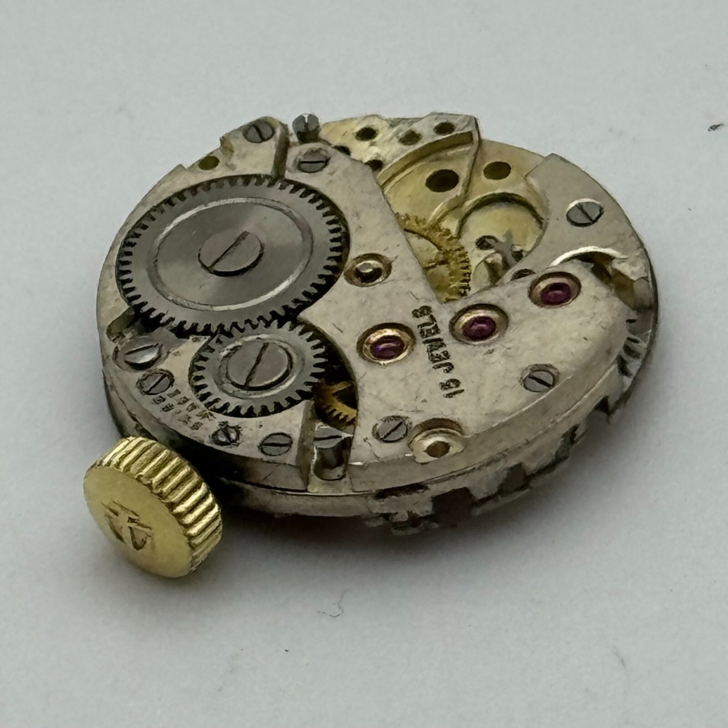 19.6mm AS 970 A Schild Manual Wind 15 Jewels Vintage Swiss Watch Movement PARTS