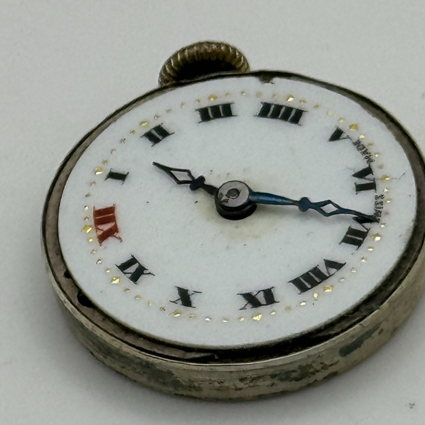 20.2mm Bernex No 2 Swiss 15501 Trench Watch Movement Manual Wind Vintage PARTS