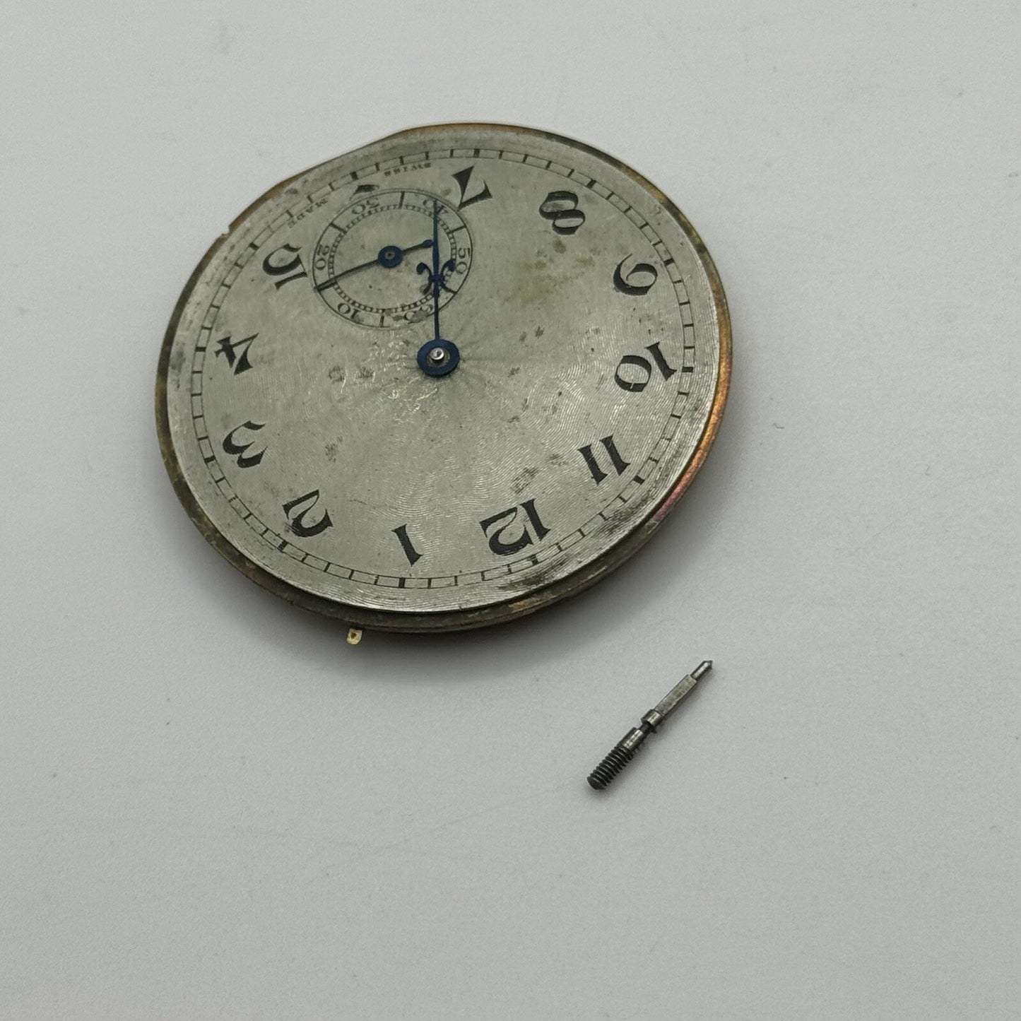 43.1mm Unidentified High Quality Balance Pocket Watch Movement FOR PARTS Repair