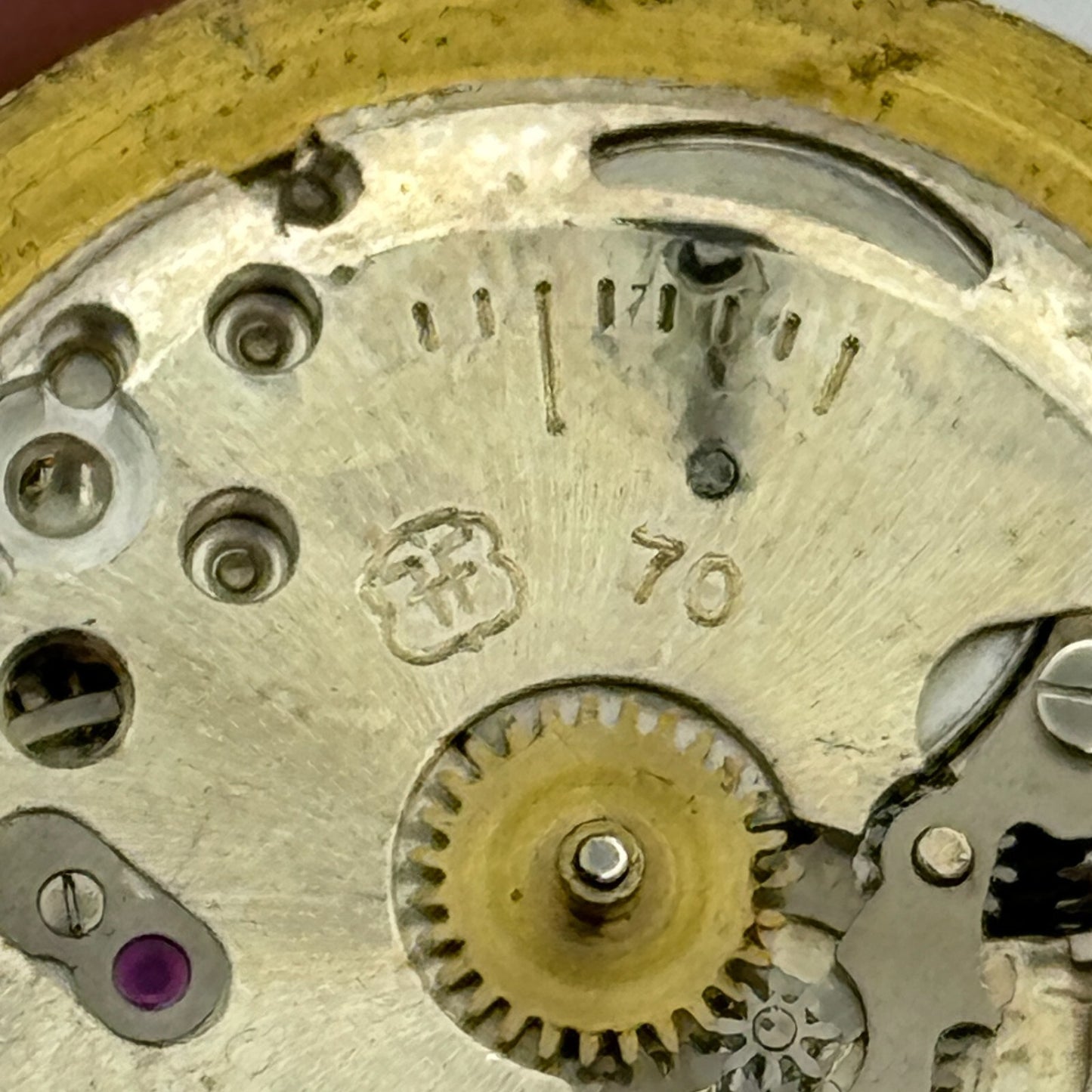 28.6mm Pioneer FHF Cal 70 Balance Ok Watch Movement Swiss Vintage PARTS SPARES