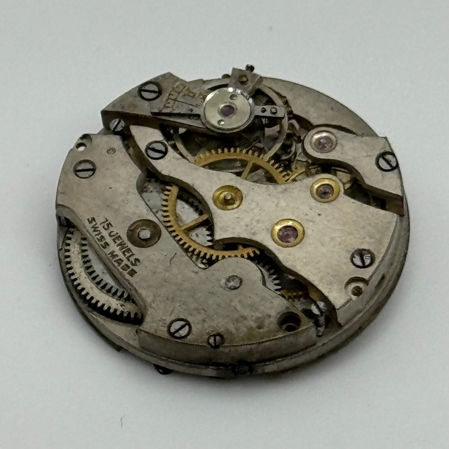 23.6mm High Grade MST Balance Ok Swiss Manual Wind 15 Jewel Watch Movement PARTS