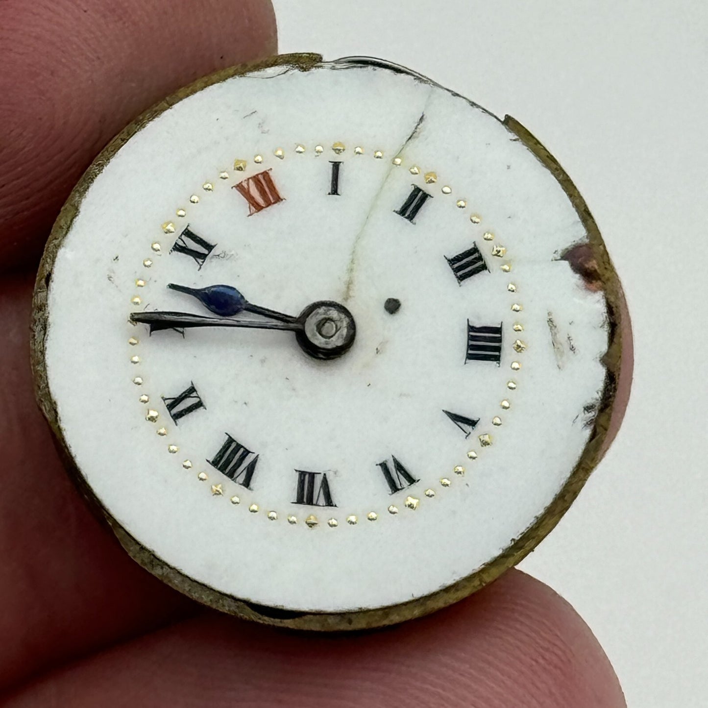 22.6mm Stauffer S S & Co Manual Wind Trench Watch Movement Swiss Vintage PARTS