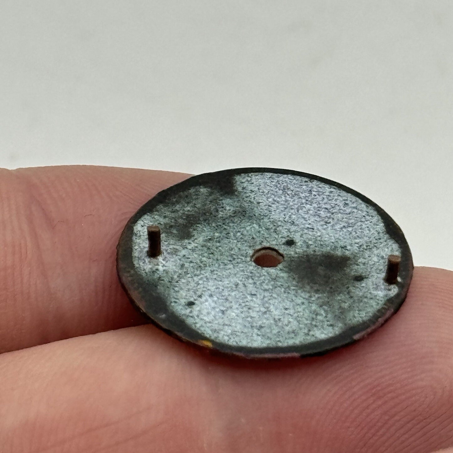 22.8mm Antique Beautiful Porcelain Patterned Ladies Watch Dial Spares Parts