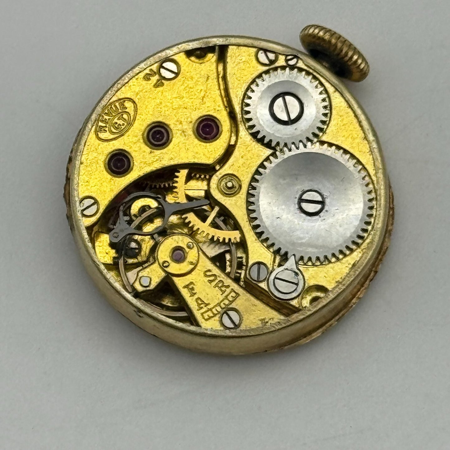 19.9mm Revue GT Cal 42 Manual Wind Watch Movement Swiss Vintage PARTS SPARES
