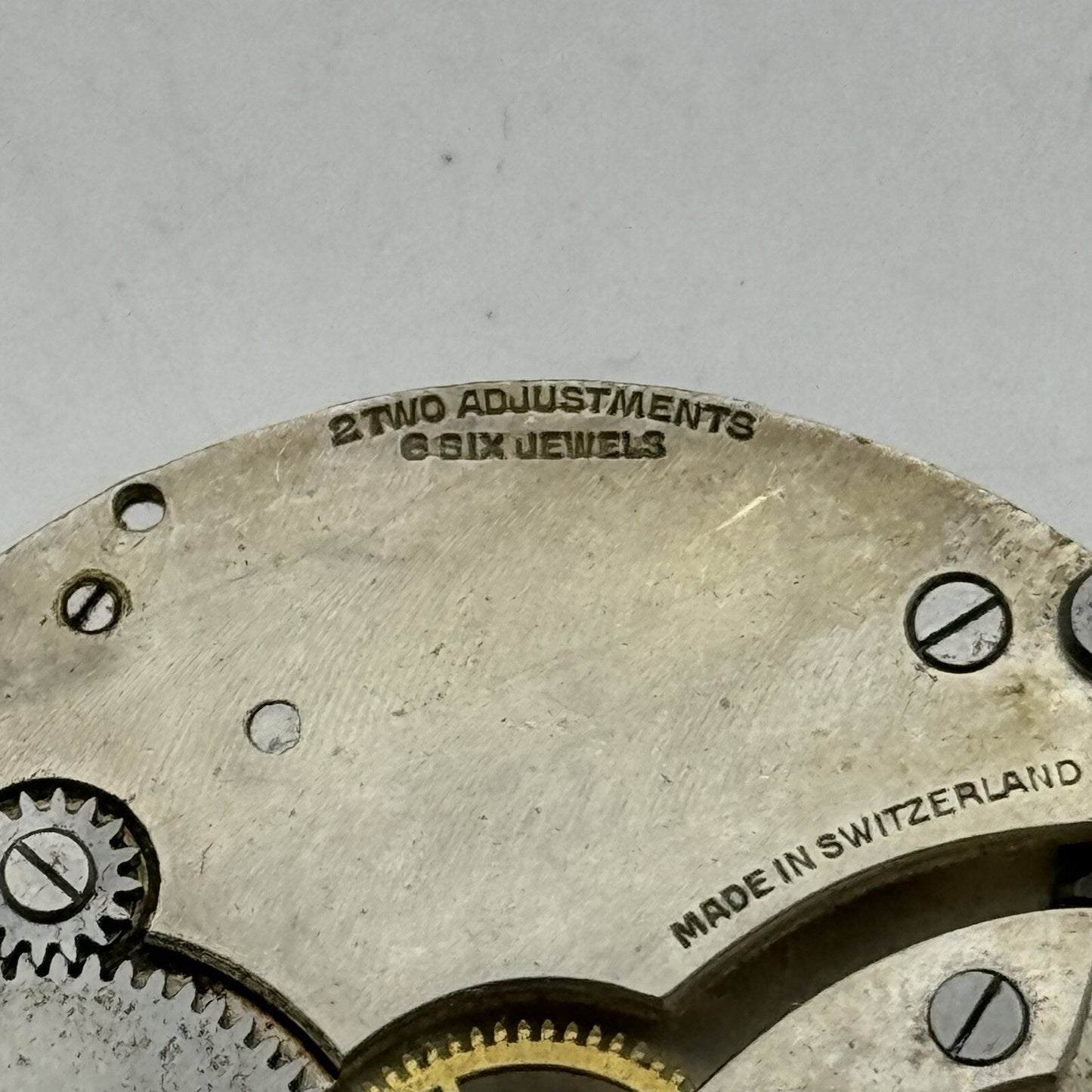 50.4mm Unidentified Unique Pocket Watch Movement FOR PARTS Restore