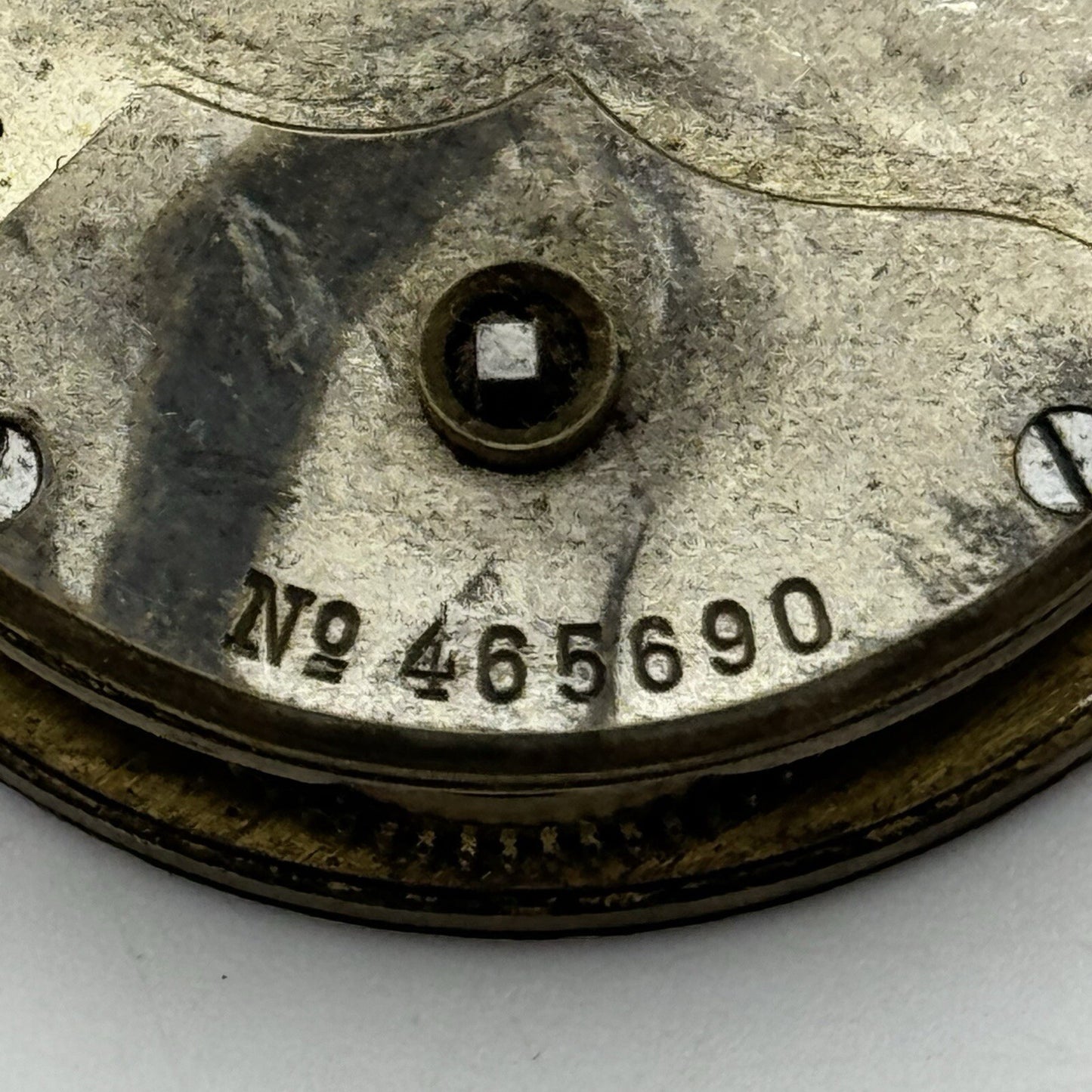 45.9mm Manual Wind No Pocket Watch Movement Roman Numerals Dial FOR PARTS