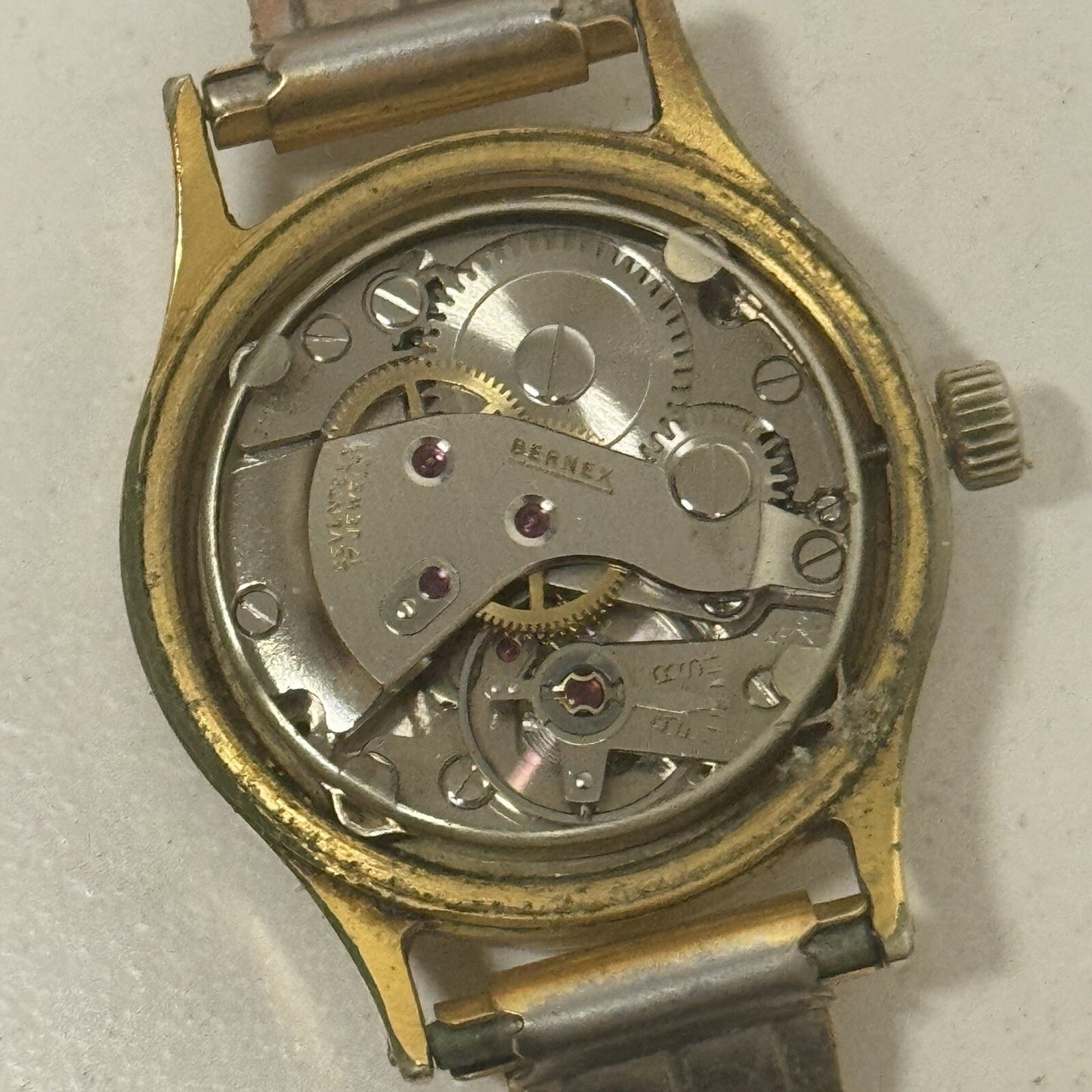 30mm WORKING FHF 29 Dennison Aquatite Bernex Sweep Seconds Ladies Watch Swiss