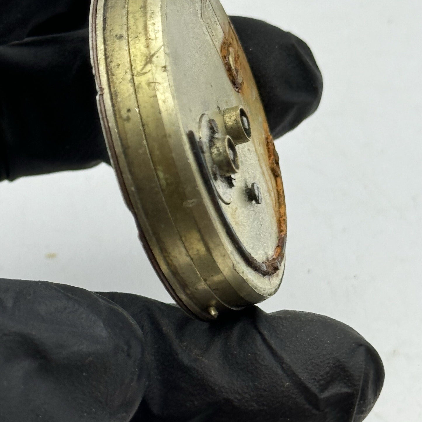 43mm Unidentified 1 x Military Hand Pocket Watch Movement Dial FOR PARTS Repair