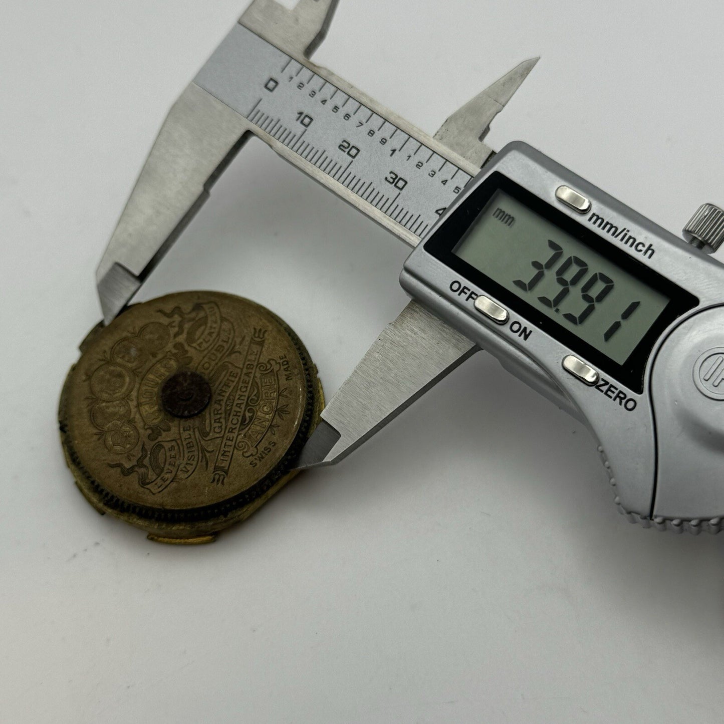43.5mm Antique Hebdomas 8 Days Pocket Watch Movement To Restore Parts Repair