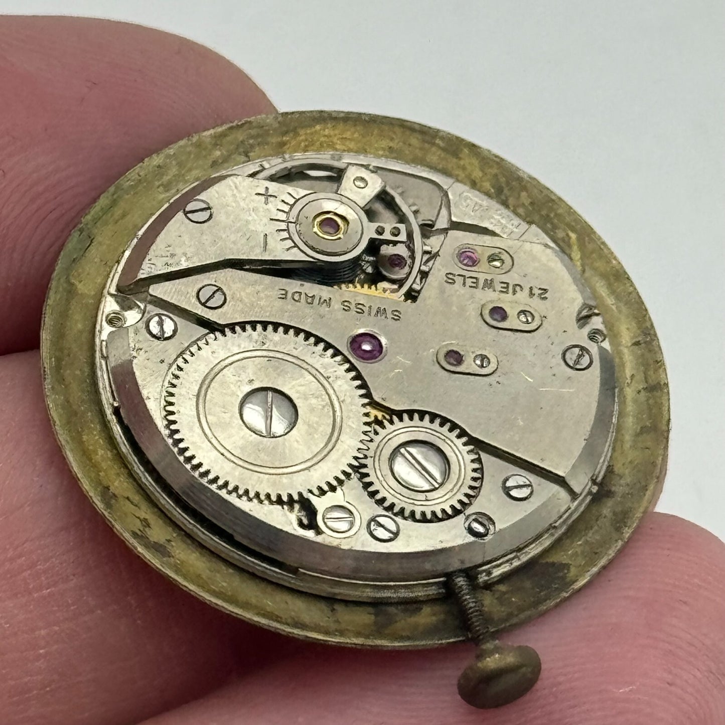 23.7mm Running Nivada AS 1525 1526 Manual Wind Swiss Watch Movement PARTS SPARES