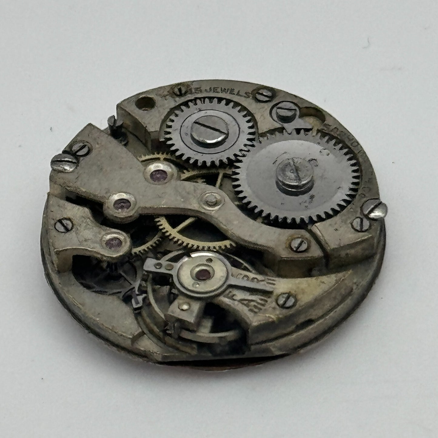 23.6mm Sapho Watch Co 15 Jewels Trench Watch Movement Manual Wind PARTS SPARES