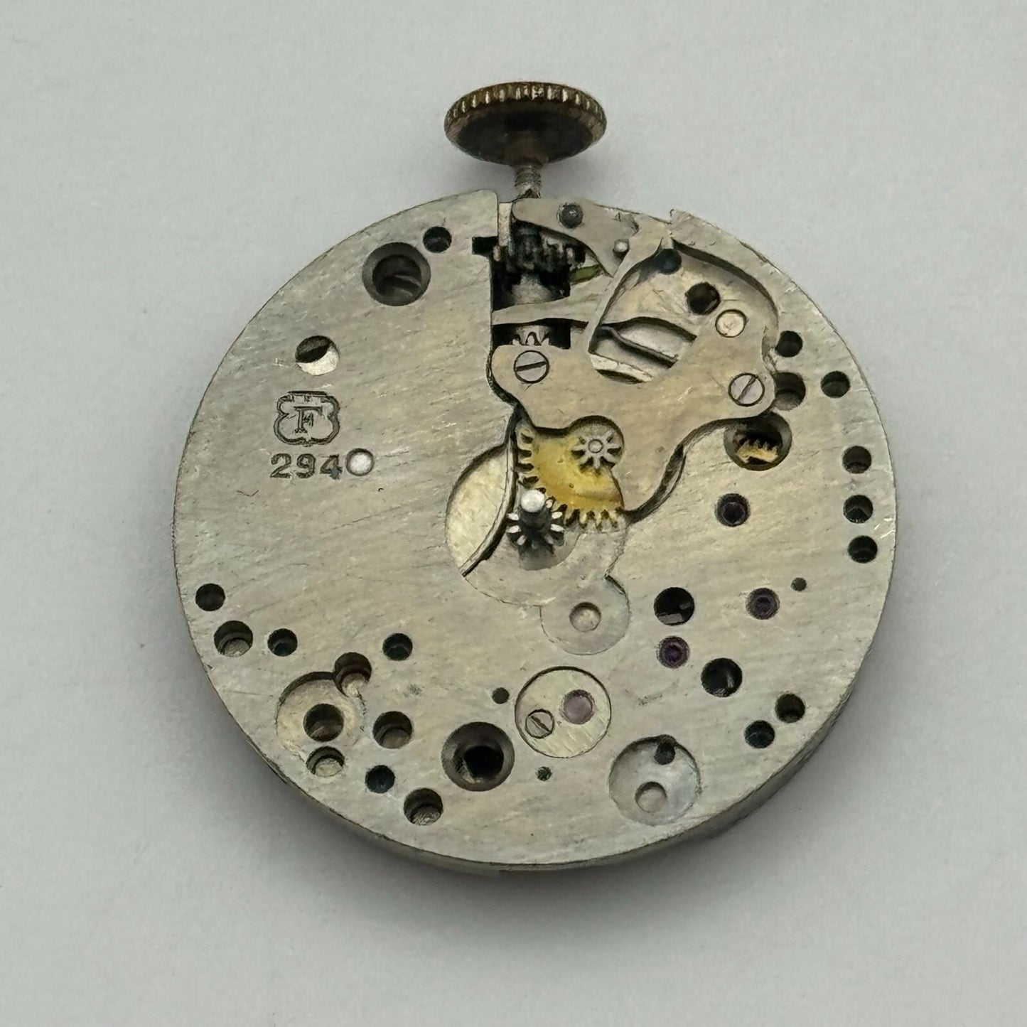 23.6mm Running Felsa F 294 Manual Wind 15 Jewels Swiss Made Watch Movement PARTS