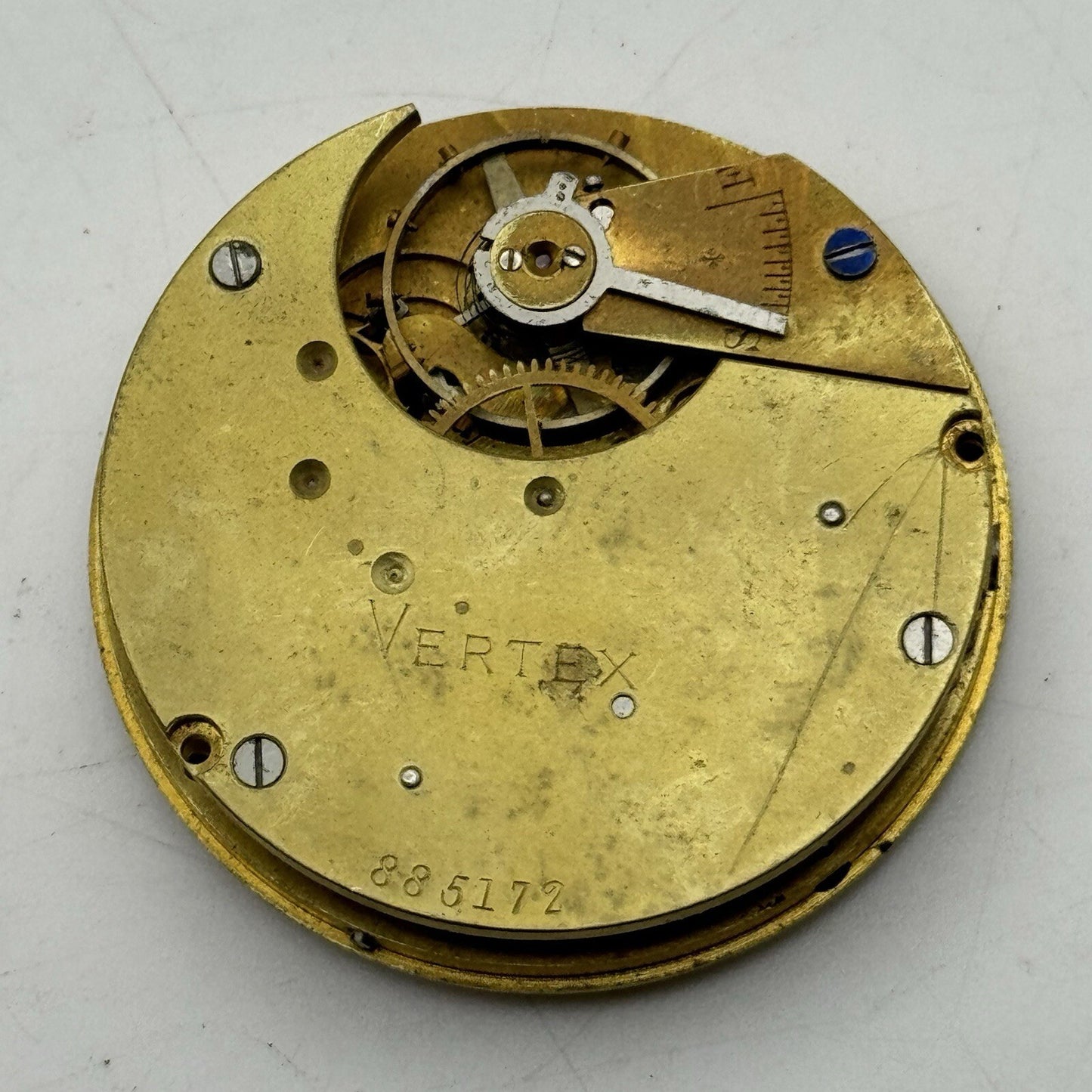 43mm Manual Wind Interesting Vertex Pocket Watch Movement Dial FOR PARTS