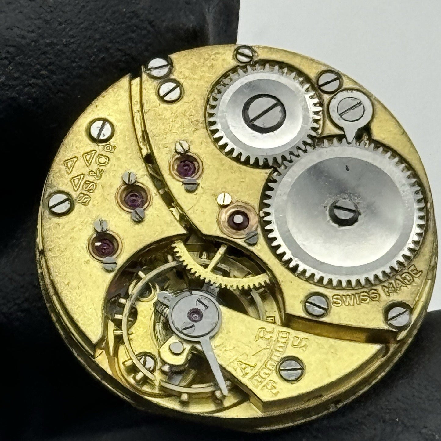 23.6mm Stauffer S S & Co Balance Intact Good Quality Watch Movement Parts Repair
