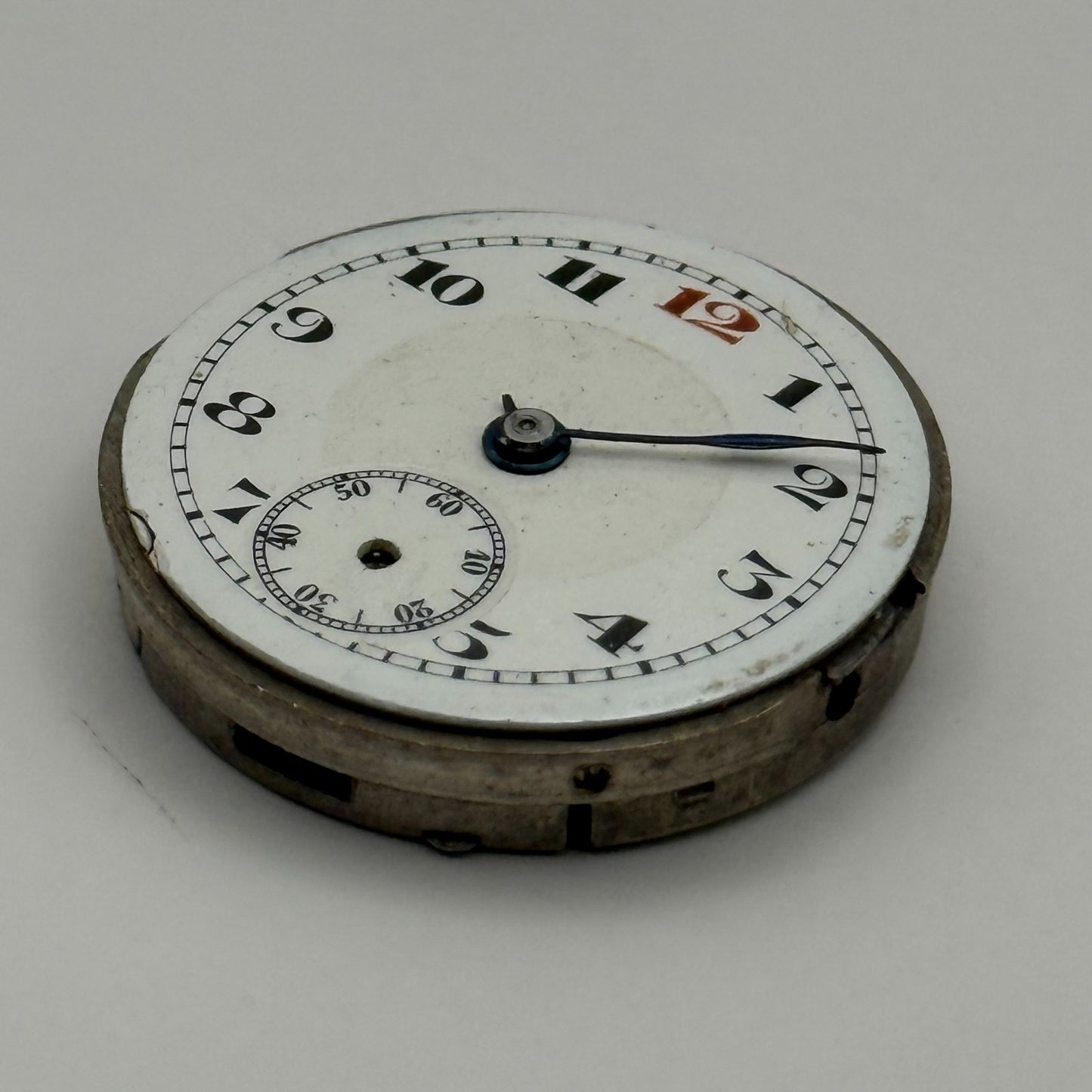 Lanco Trench 15 Jewels Watch Movement Manual Wind Vintage Parts Repair 24.3mm