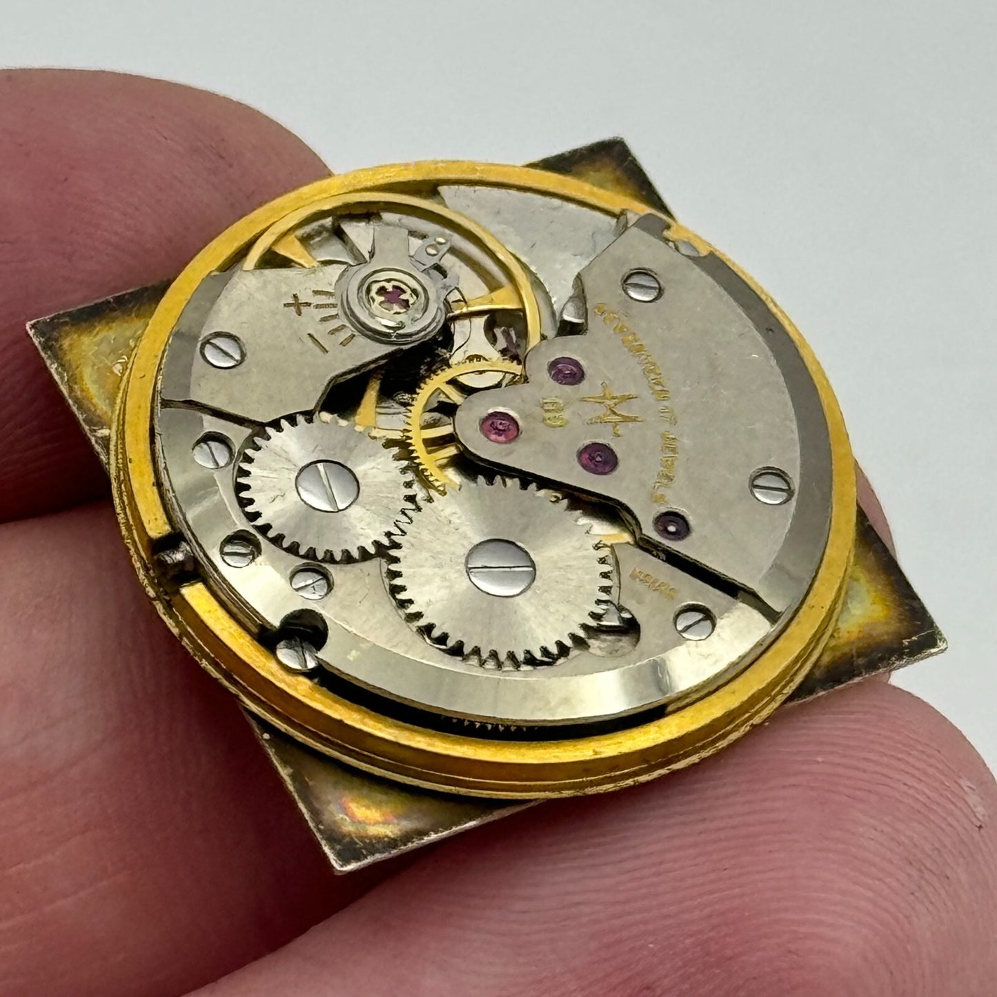 25.7mm Hamilton Cal 60 Good Balance Manual Wind Watch Movement PARTS REPAIR