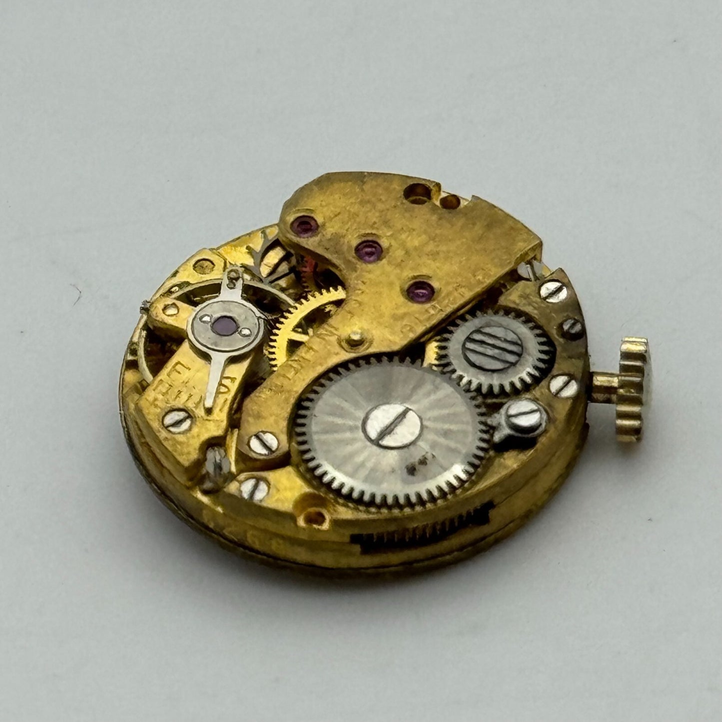 19.5mm Smiths De Luxe 15 Jewels Sub Seconds Manual Wind Watch Movement PARTS