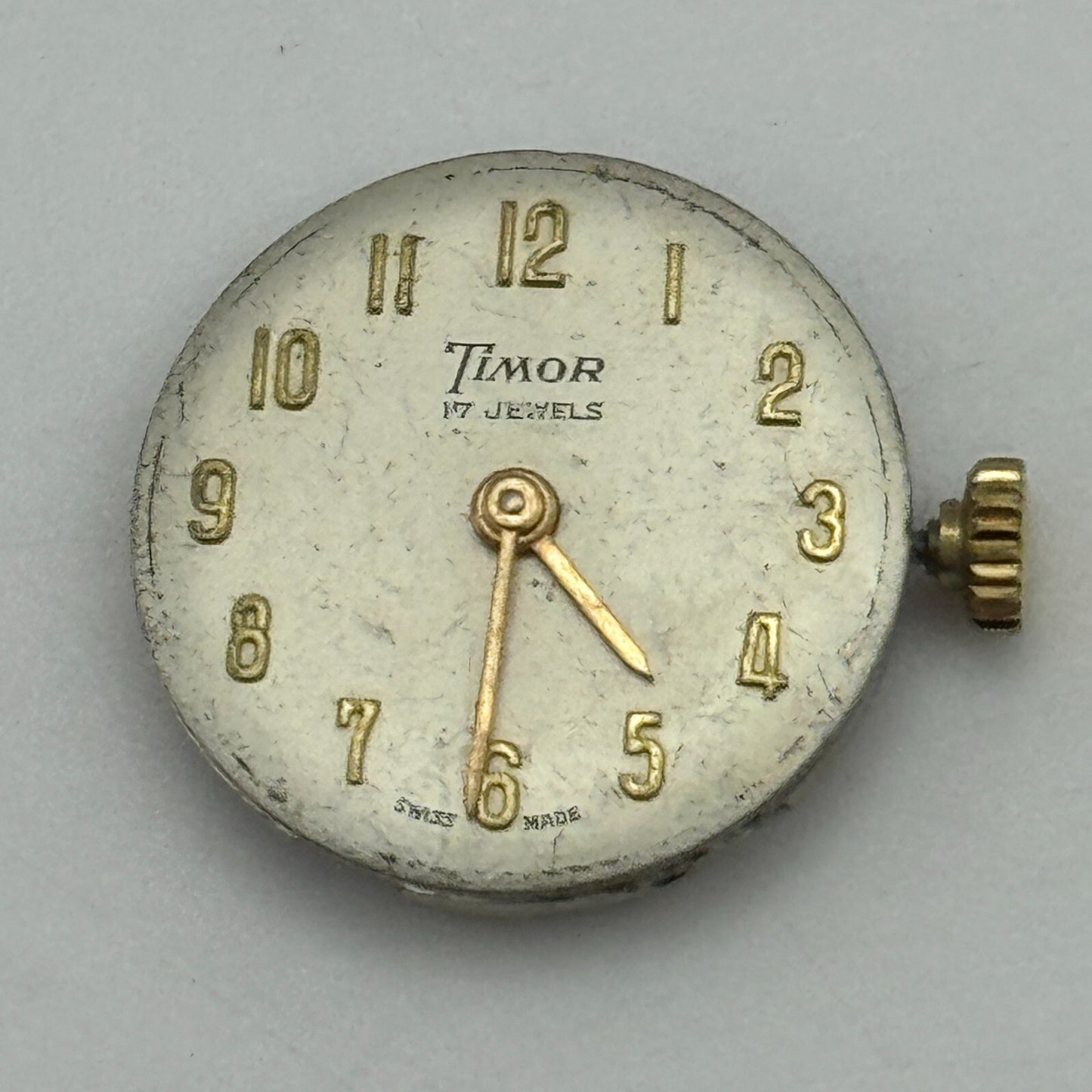 17.5mm Ladies Timor Felsa F 4022 Manual Wind Watch Movement Swiss Vintage PARTS