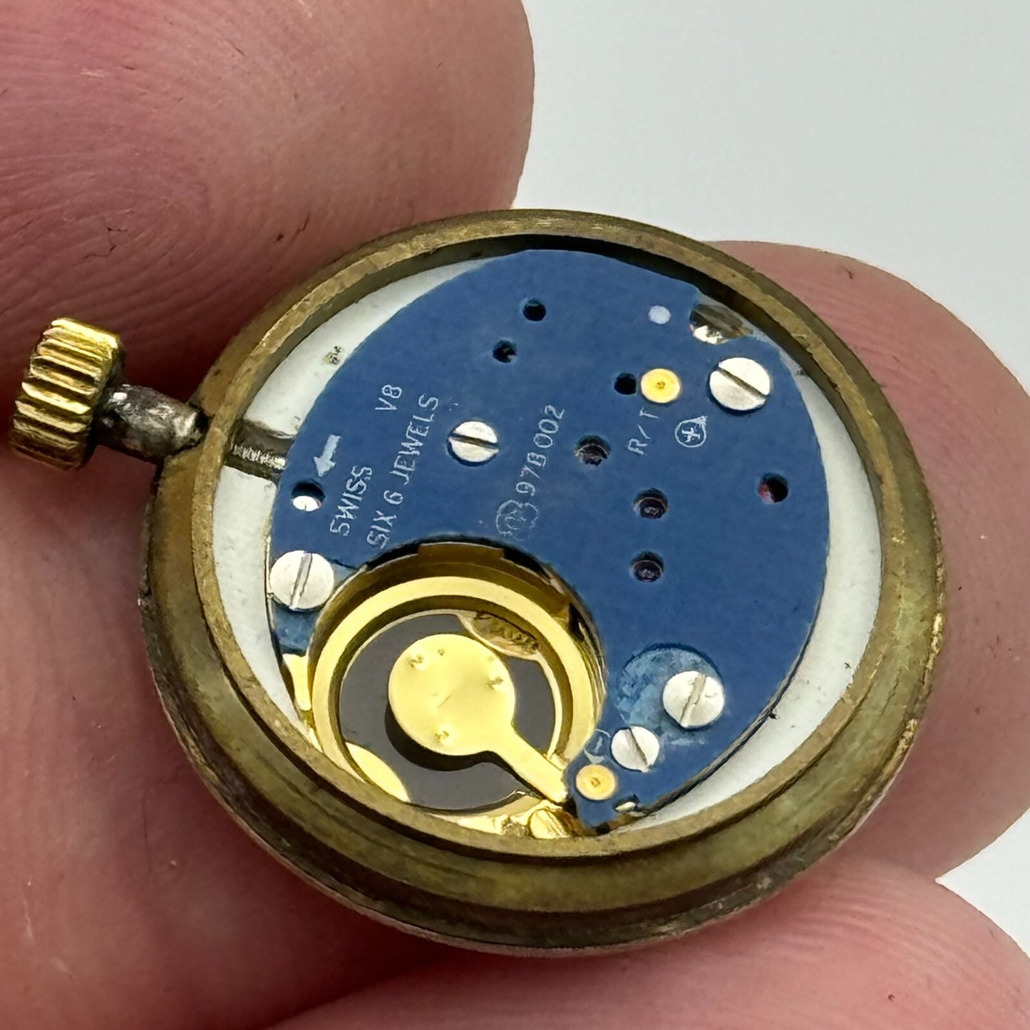 19mm Ladies Garrard ETA 978.002 Quartz Partial Watch Movement Vintage PARTS