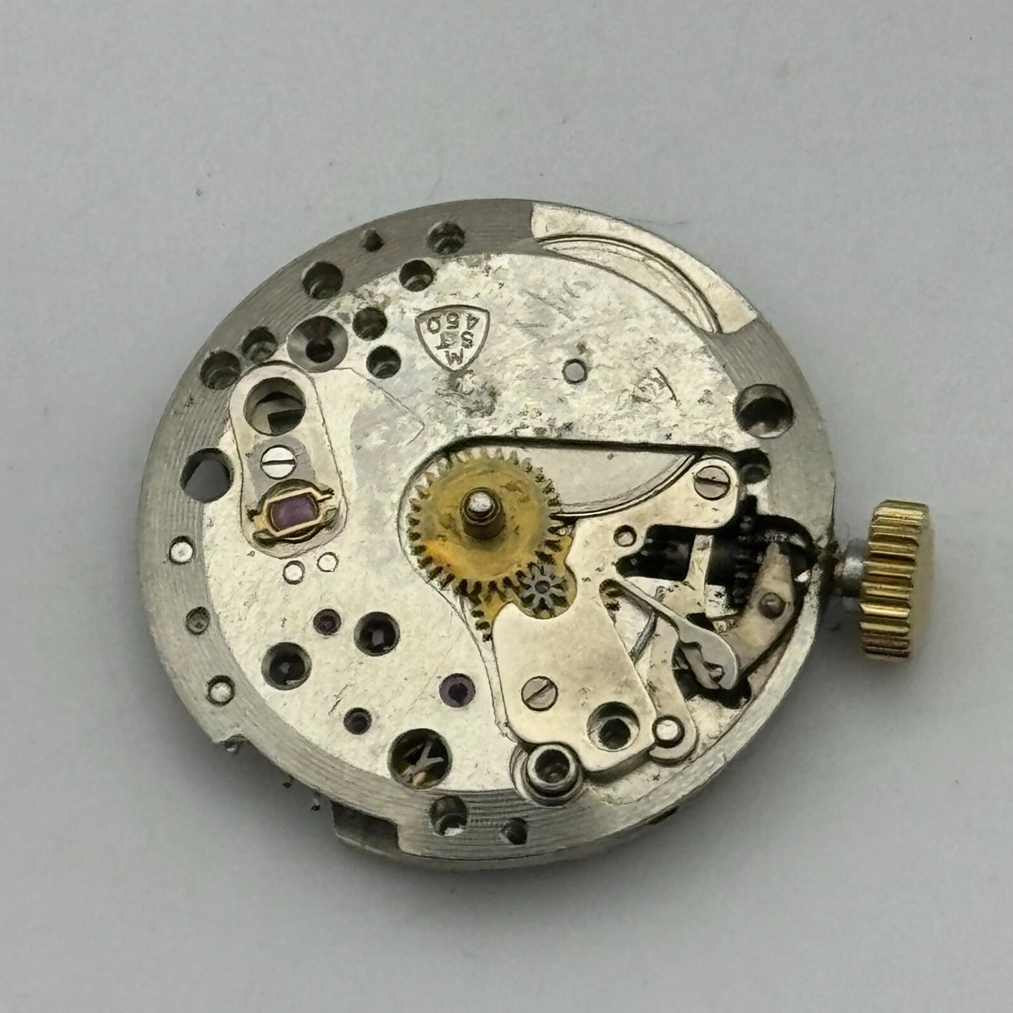 22.2mm Roamer MST 450 Manual Wind 15 Jewels Watch Movement Swiss Made PARTS