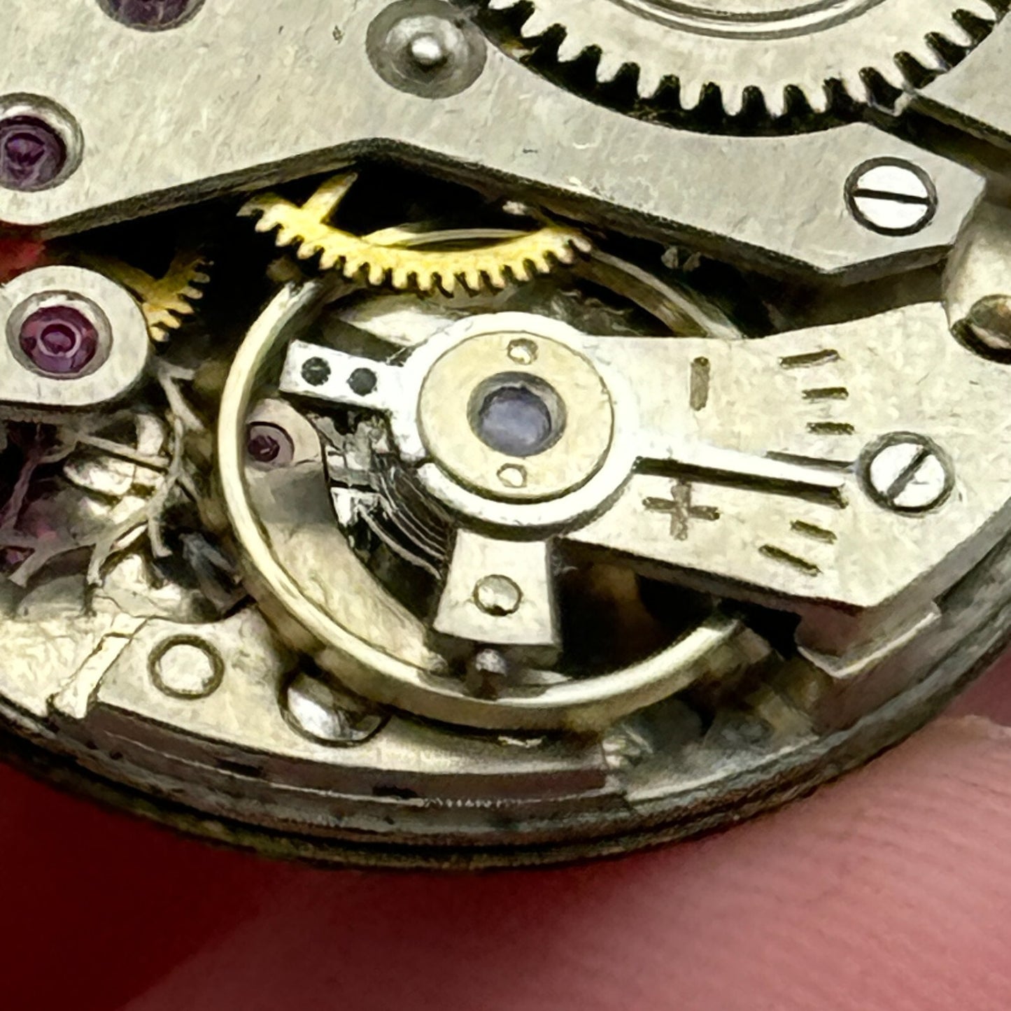 23.6mm Avia AS 1002 984 Balance Ok Watch Movement Swiss Vintage PARTS SPARES