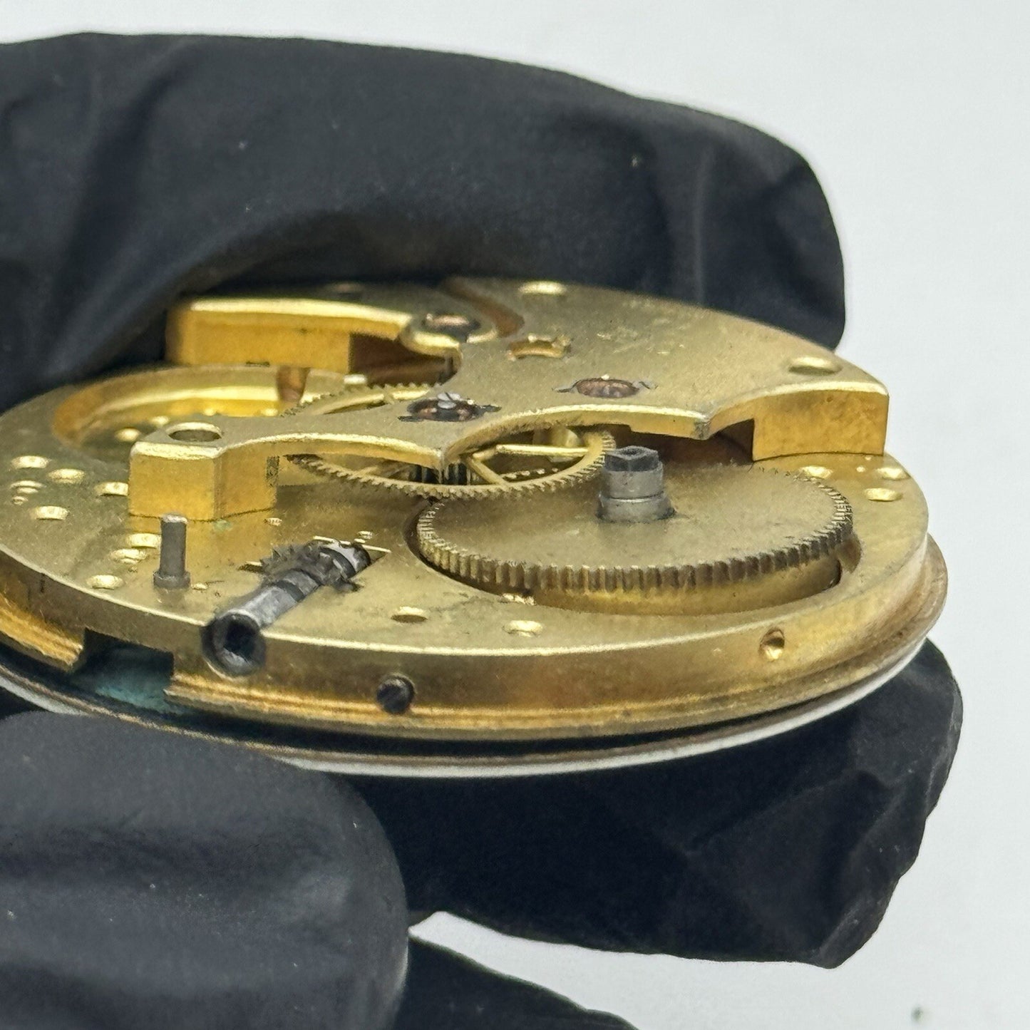 43.1mm Rotherham & Sons Quality Partial Pocket Watch Movement FOR PARTS Restore