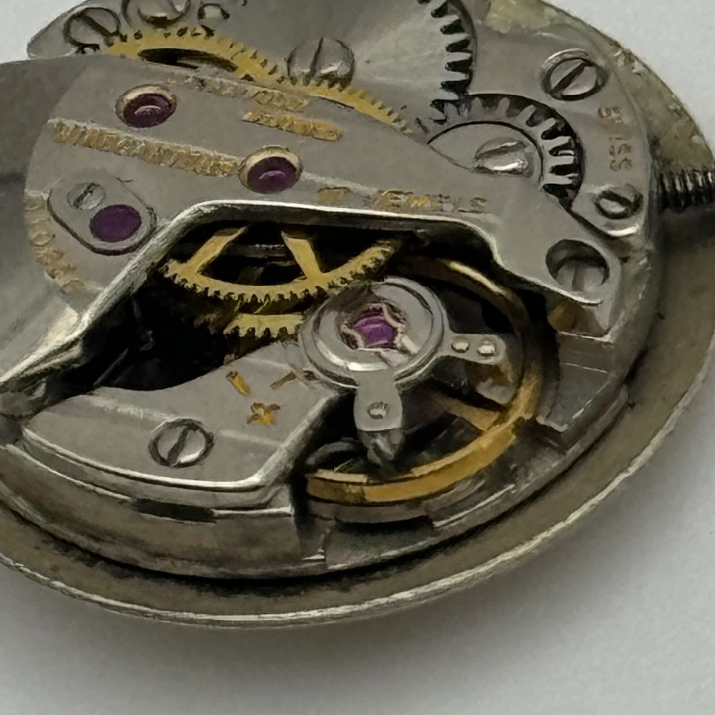15.5mm Running Winegartens FHF 57-21 Manual Wind Swiss Made Watch Movement PARTS