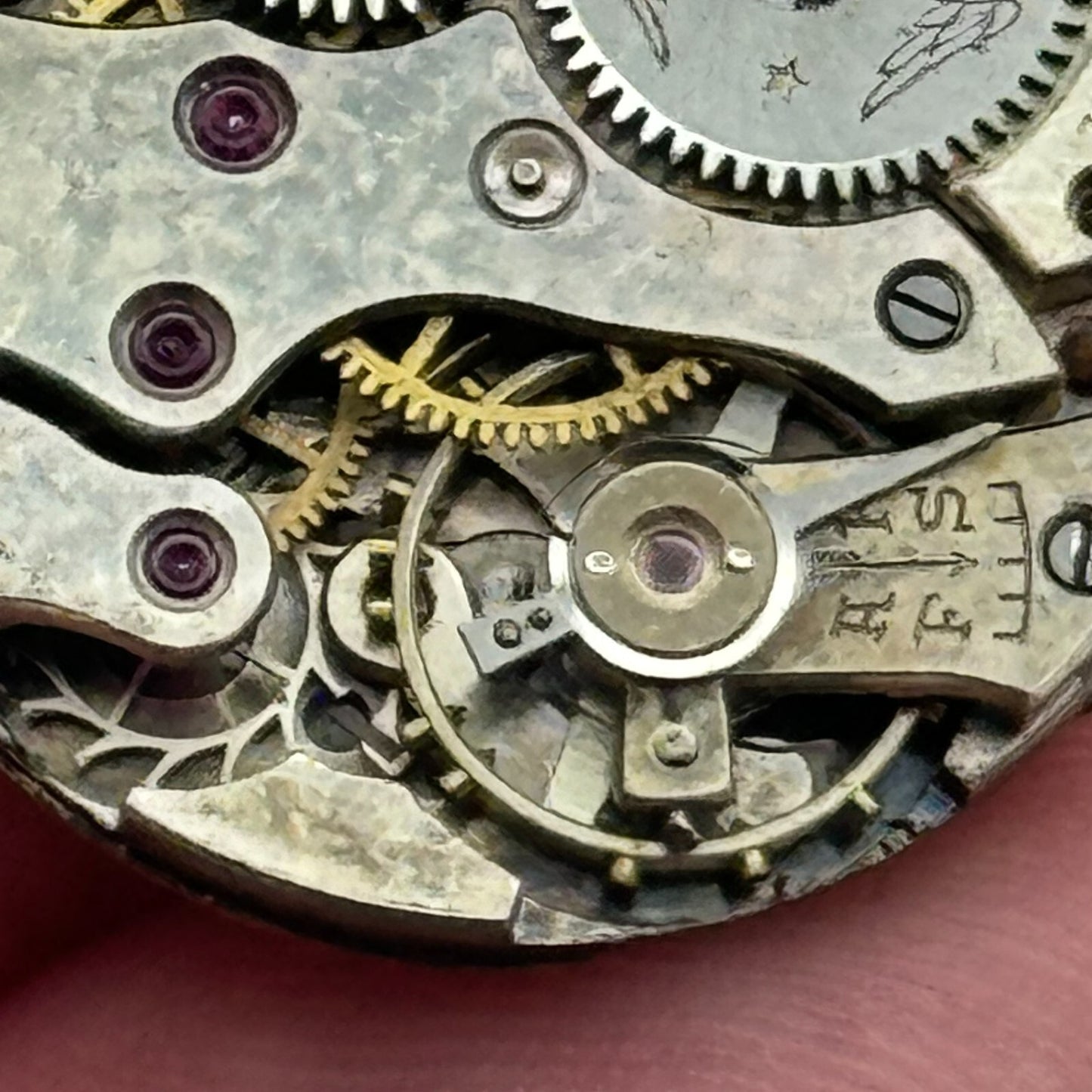 22mm Rotary 3/240 Balance Intact Manual Wind Watch Movement Swiss Vintage PARTS
