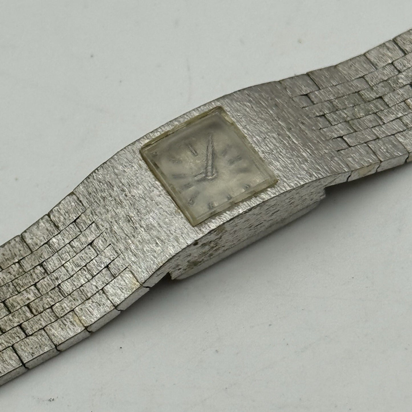 16mm Ladies Rotary Silver Tone Swiss Manual Wind Vintage Watch NOT KEEPING TIME